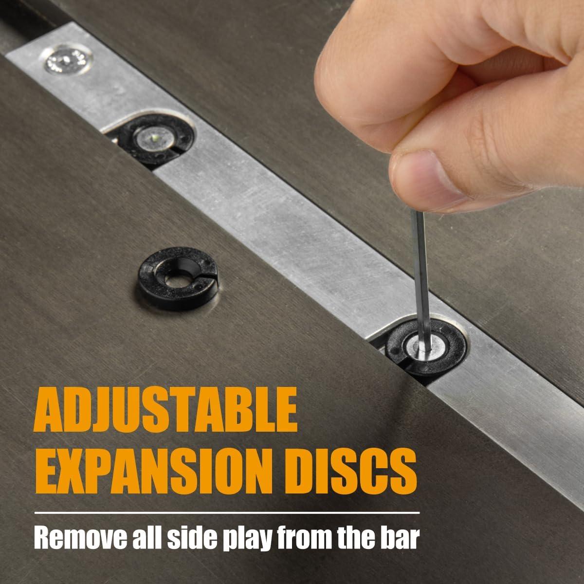 Sistema de Medición de Ingletes POWERTEC 71766 con Cerca Telescópica