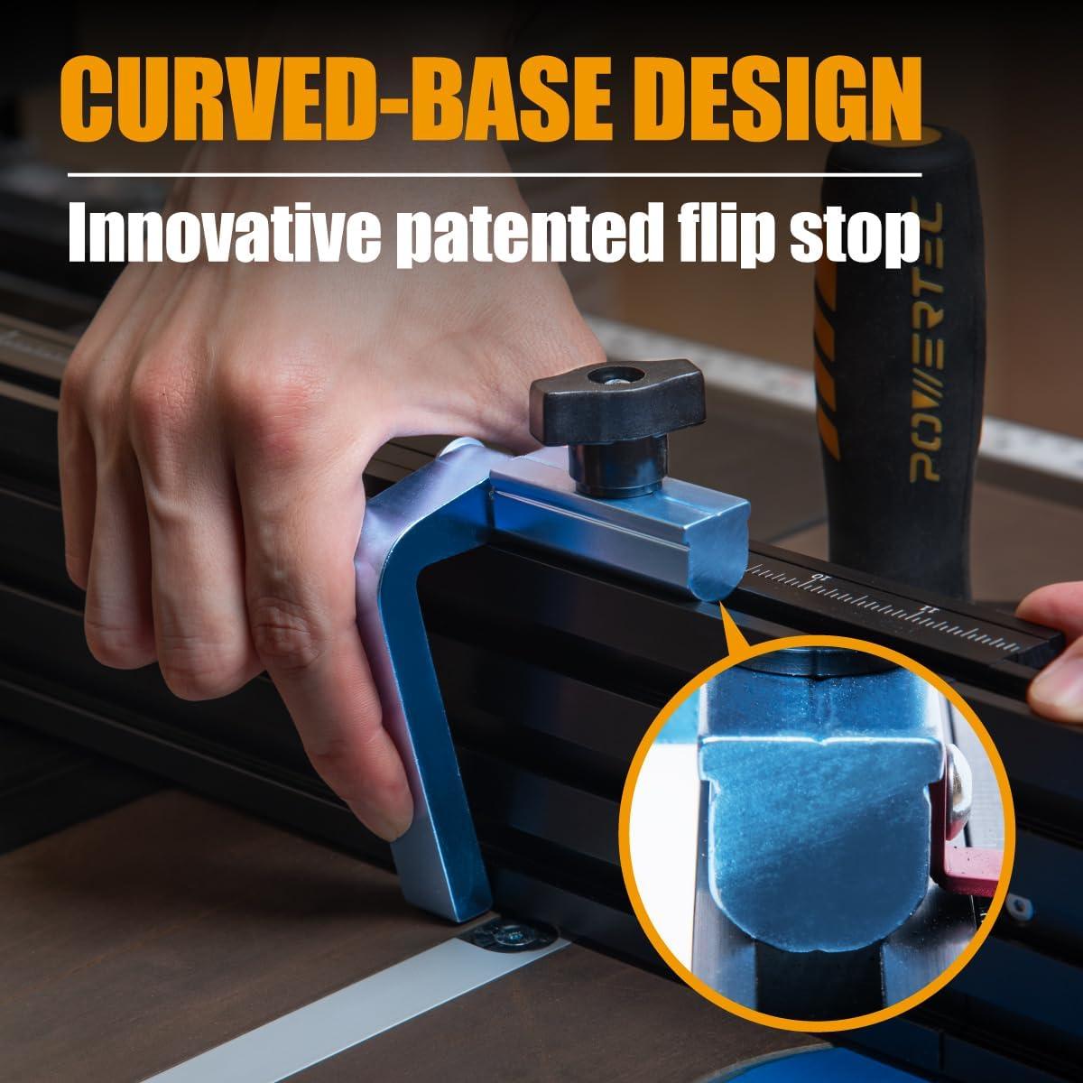 Sistema de Medición de Ingletes POWERTEC 71766 con Cerca Telescópica