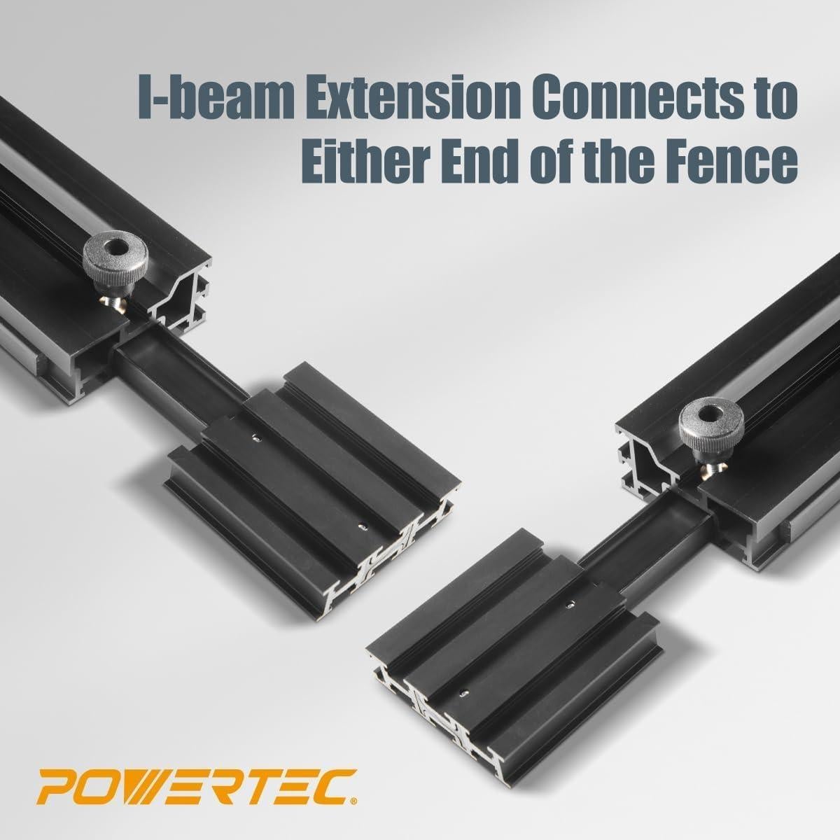 Sistema de Medición de Ingletes POWERTEC 71766 con Cerca Telescópica