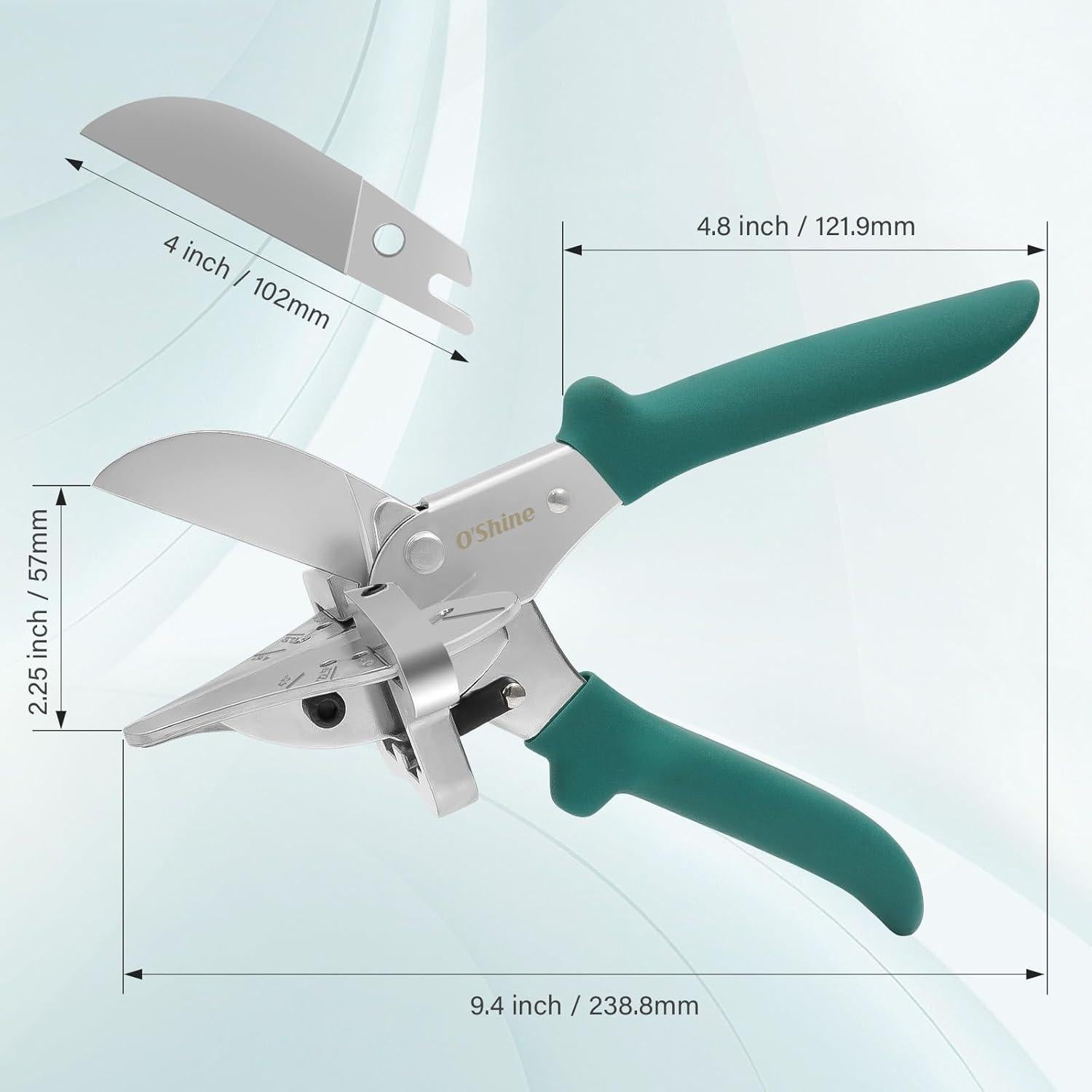 Tijeras de Inglete O'Shine 22.5° Mango Largo para Madera