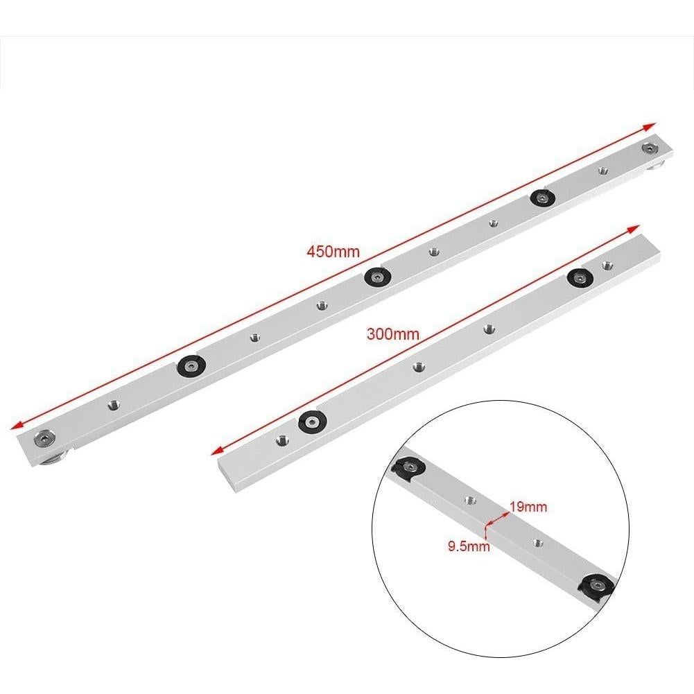 Barra de Miter FTVOGUE 450mm de Aluminio para Sierra de Mesa