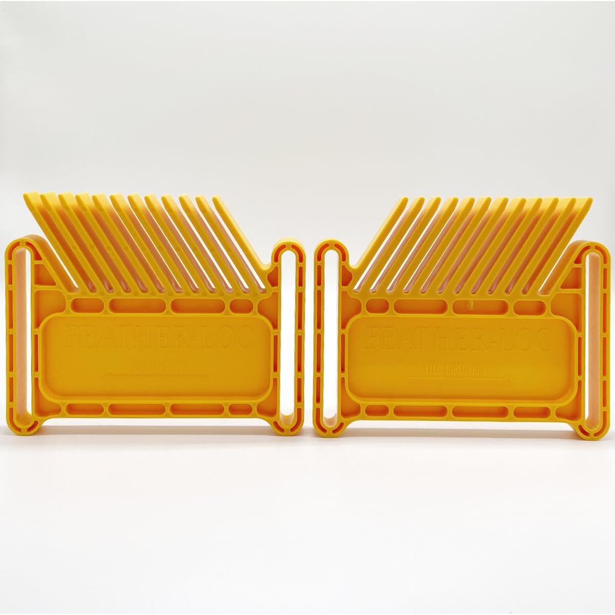 Featherboard de Seguridad Zeromall Amarillo 2 Pcs para Carpintería