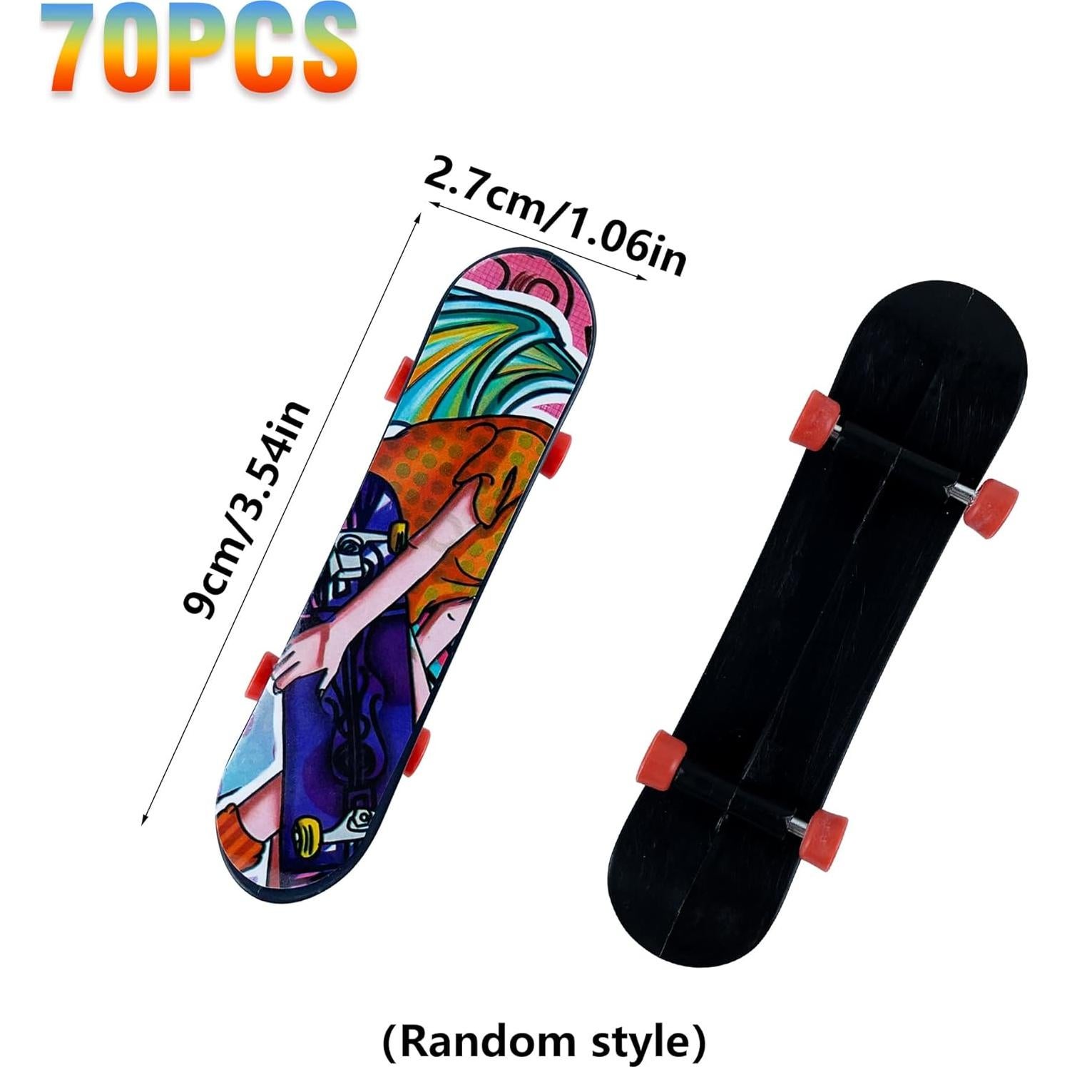 Mini Patinetas de Dedo XIPEGPA 100 Piezas Diversión