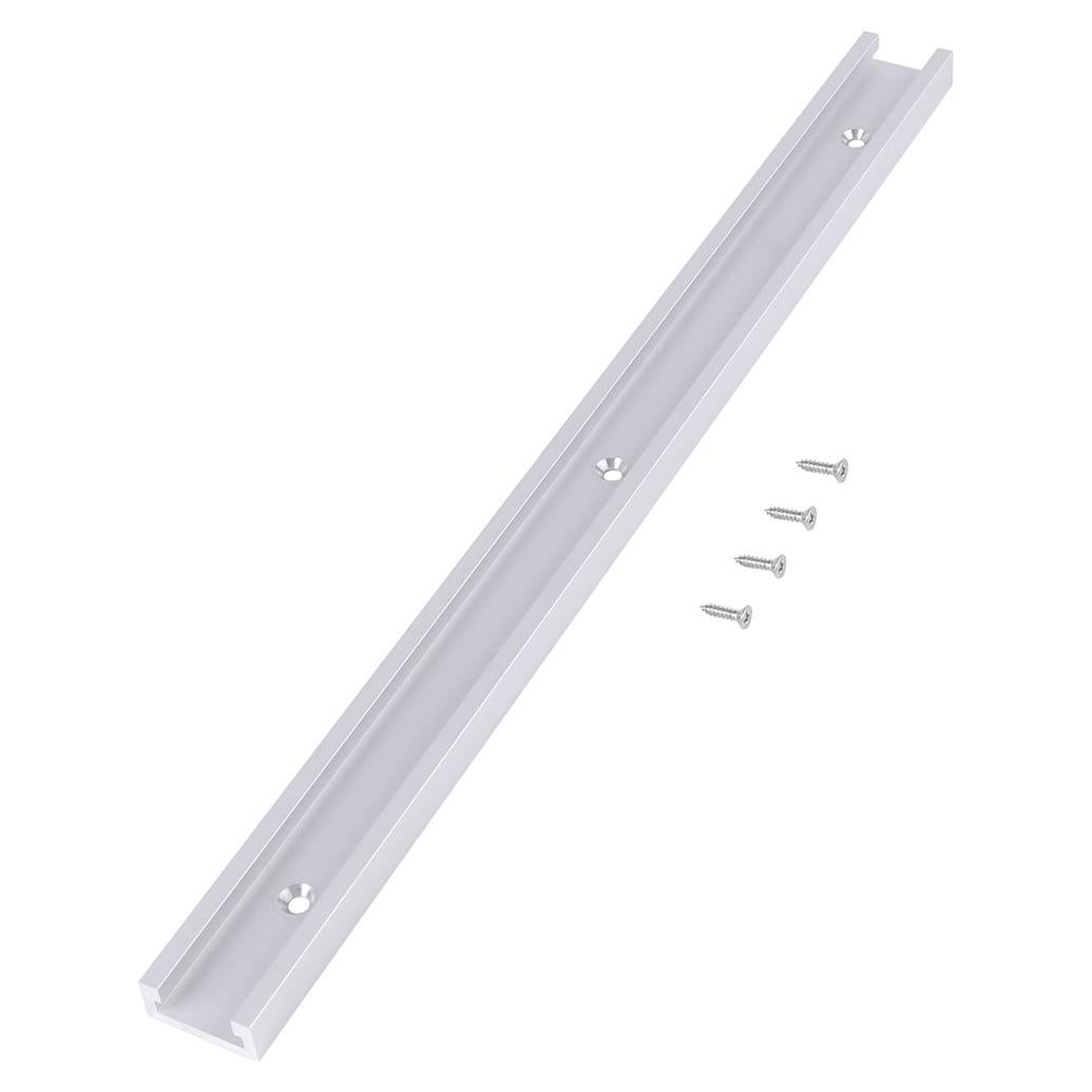 Riel T-Track Canyita 400mm Aluminio con Tornillos