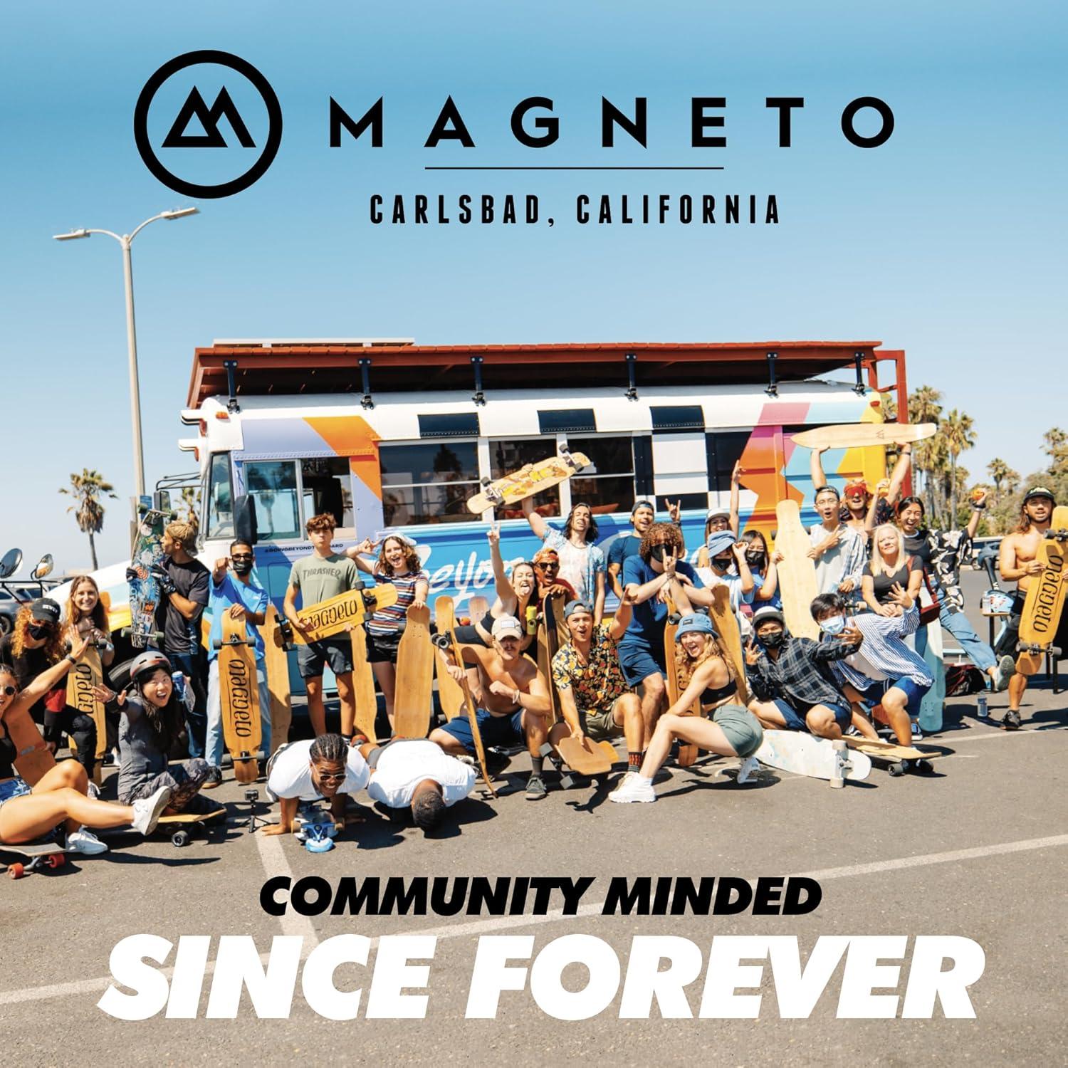 Patineta Completa Magneto Cohete 27.5x7.75cm para Principiantes