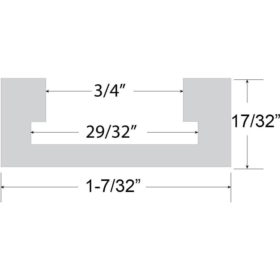 Carril de Inglete de Aluminio Peachtree 81.28 cm
