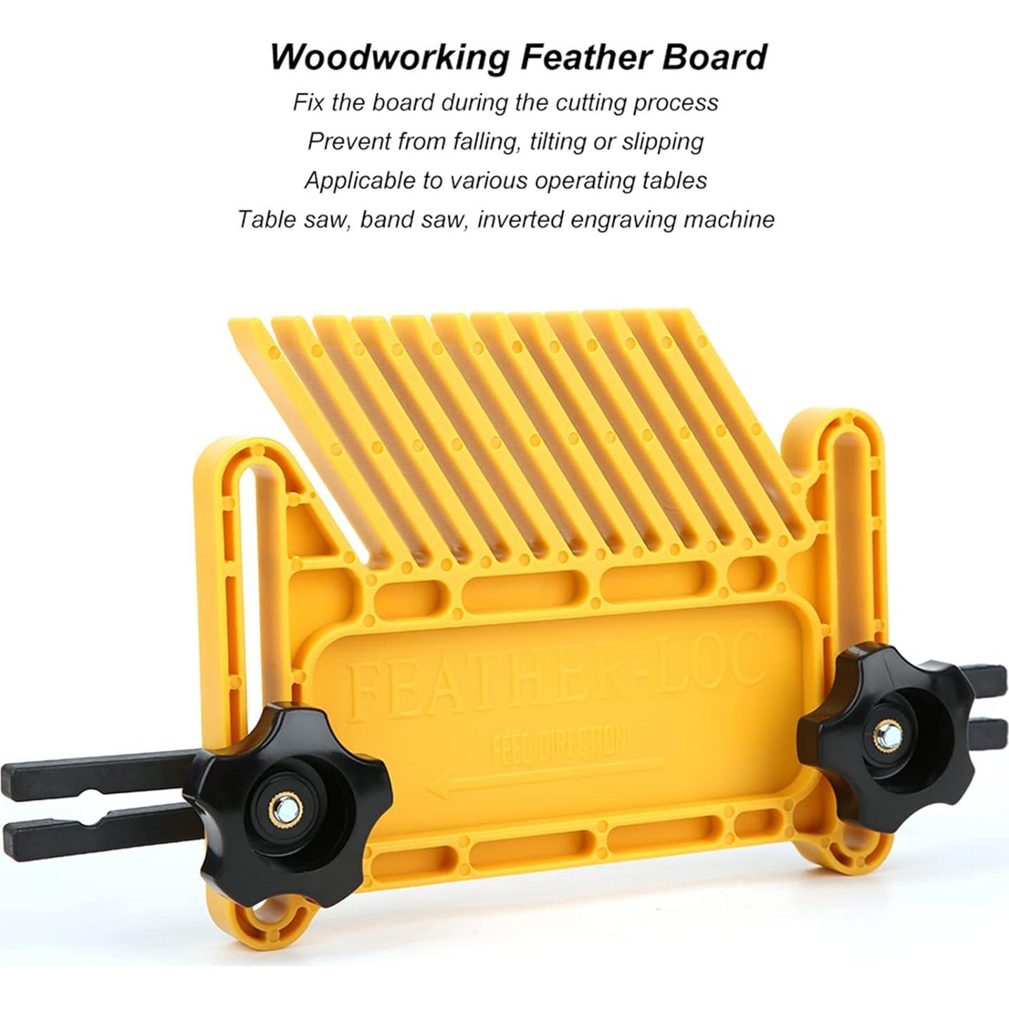 Juego de 2 Tableros de Plumas para Carpintería WALFRONT 166x90mm