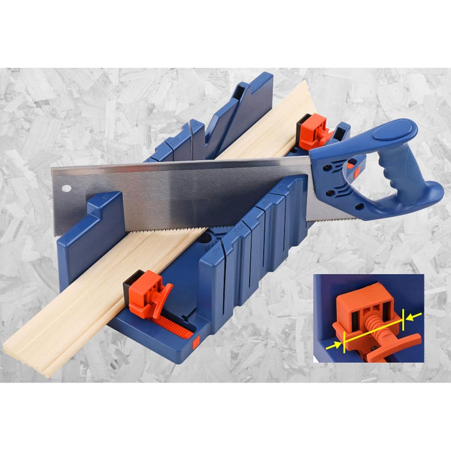 Sierra Ingletadora Naroote 36cm con Gabinete y Afilado Doble