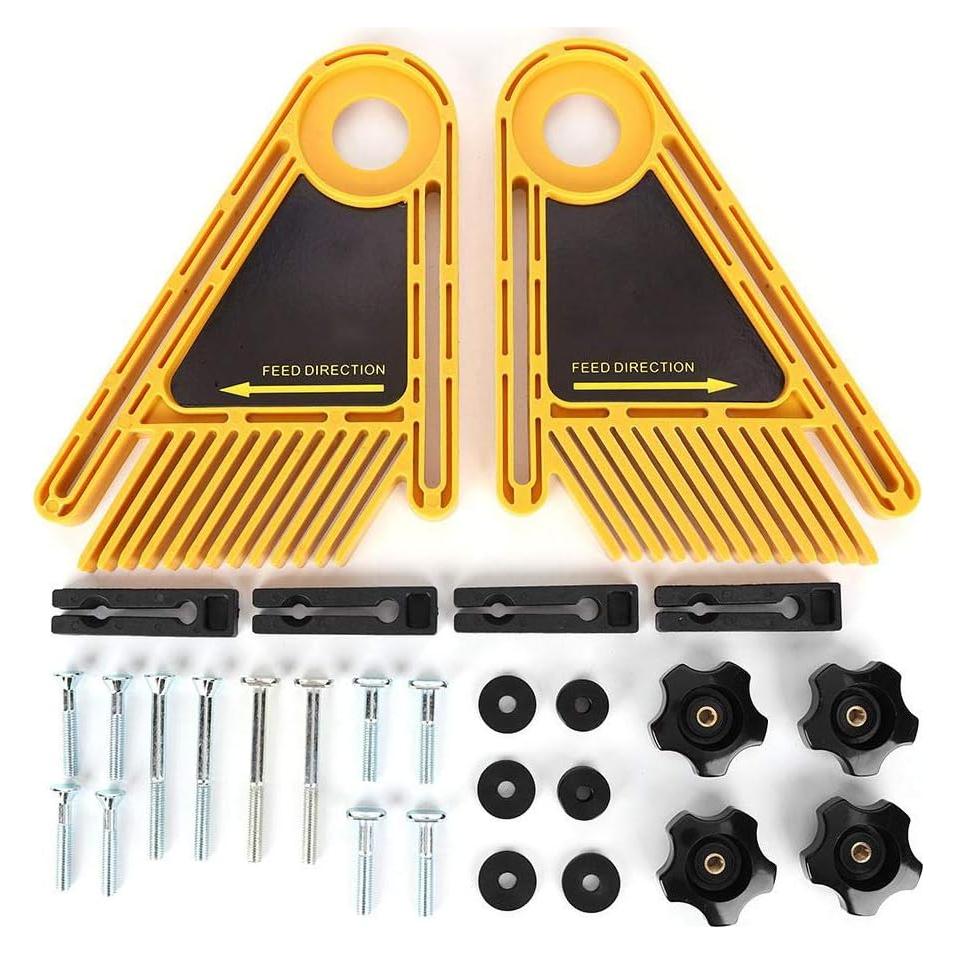 Tablero de Plumas Vikye Doble para Carpintería Amarillo