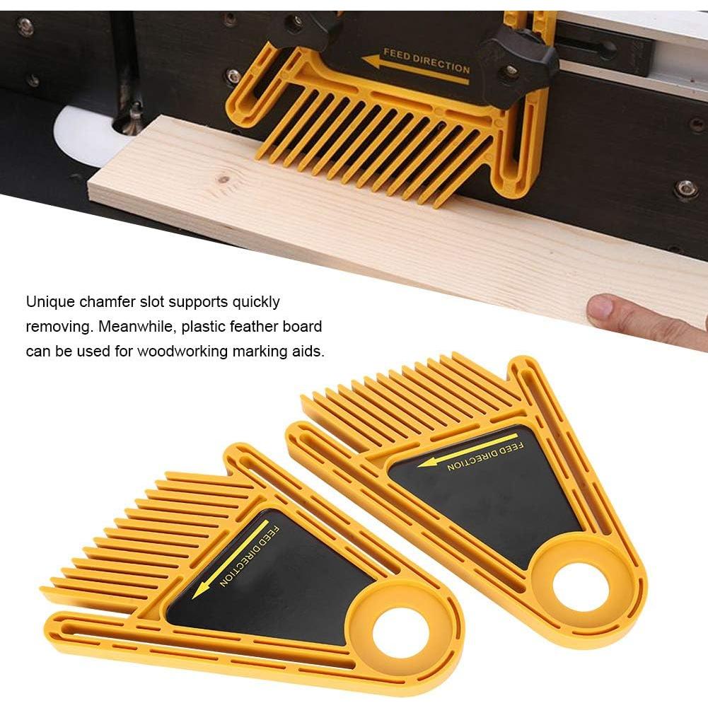 Tablero de Plumas Vikye Doble para Carpintería Amarillo