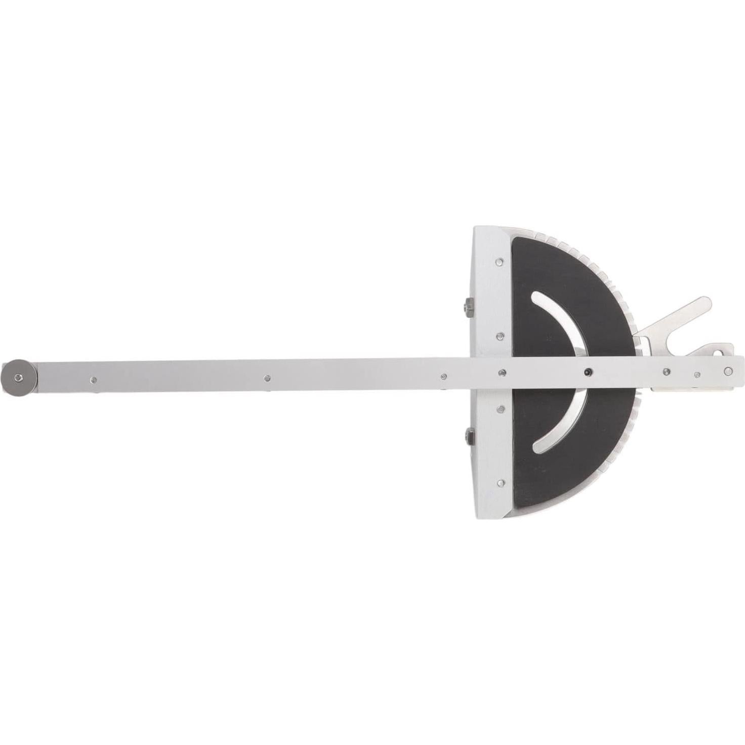 Miter Universal Table Saw Miter Gauge, Solid Aluminum Miter Wear High Accuracy Adjustable Semicircle Table Saw Miter for Woodworking 17.7 x 2.2 x 7in
