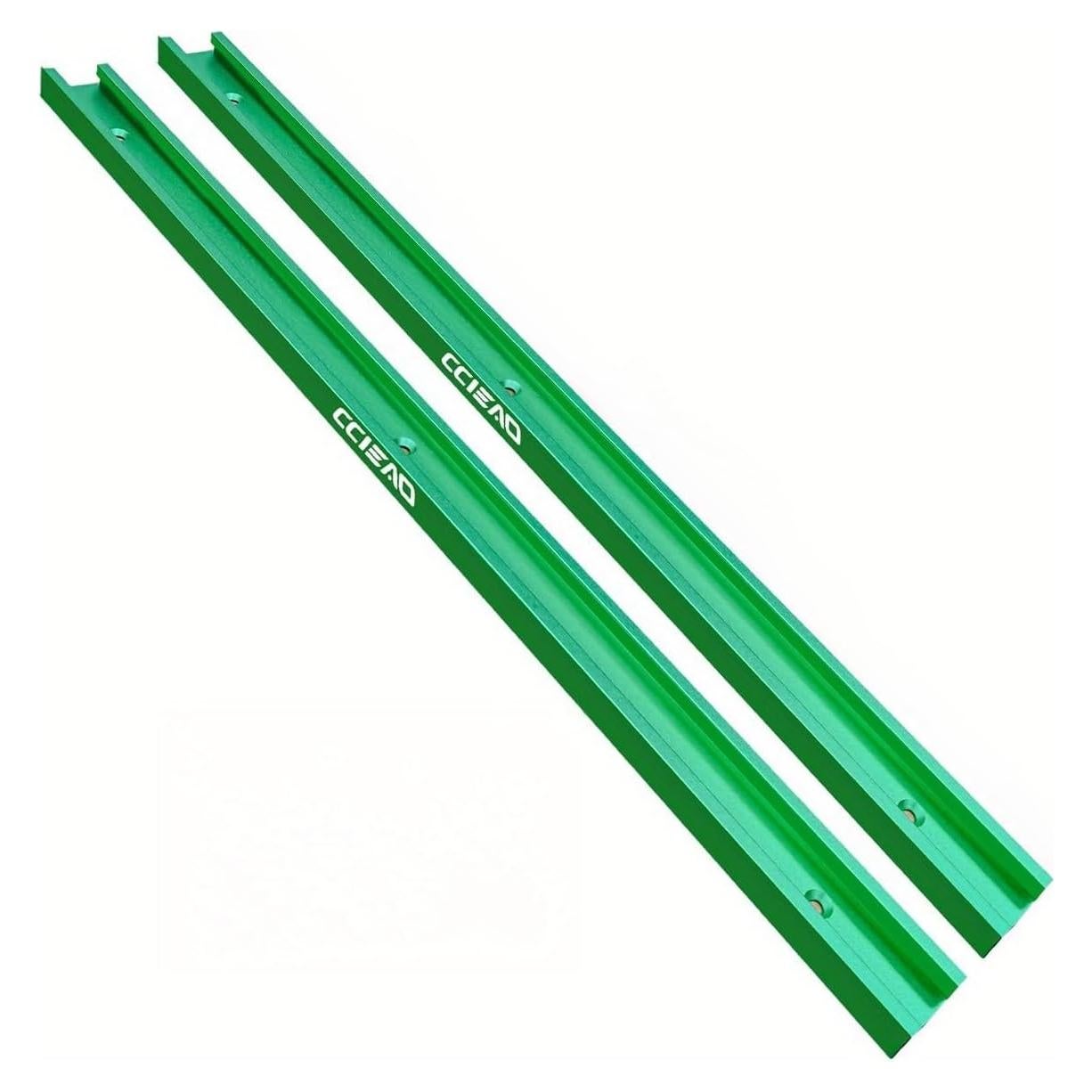 2PCS Carril T Aluminio 500mm CCIEAO Guía de Medición