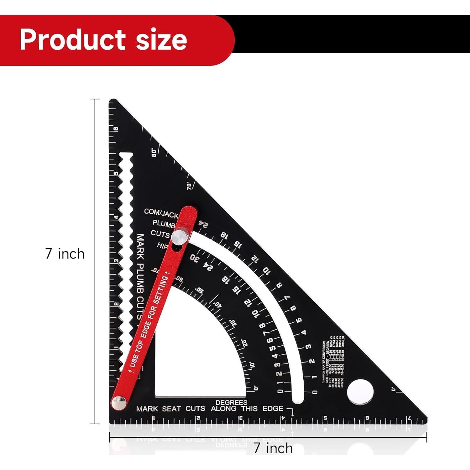 Escuadra de Carpintero Dajianglx 17,78 cm Ajustable