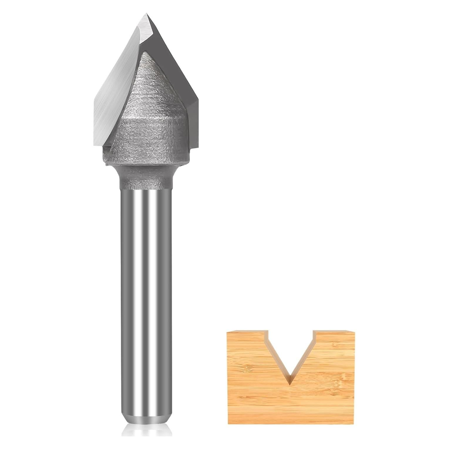 Brocas Router CNC LUNYEE 60° V Groove 6,35mm Diámetro