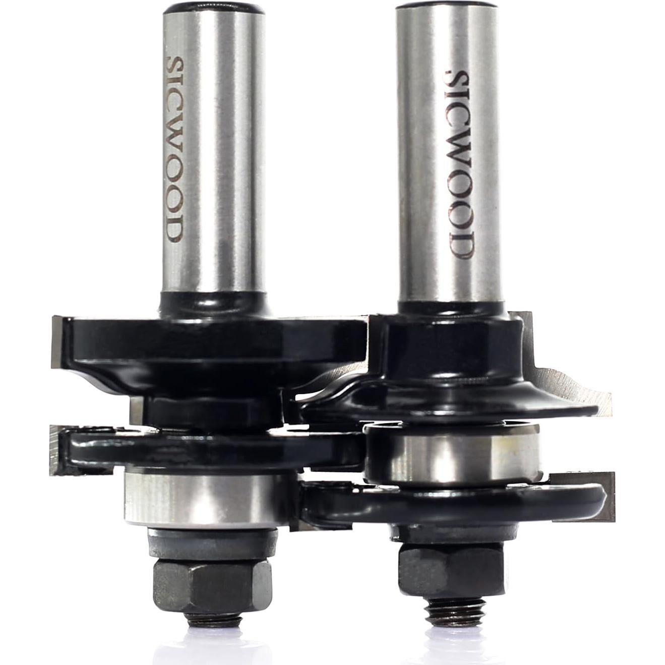 Juego de 3 Bits de Router SICWOOD para Gabinetes 1/2"