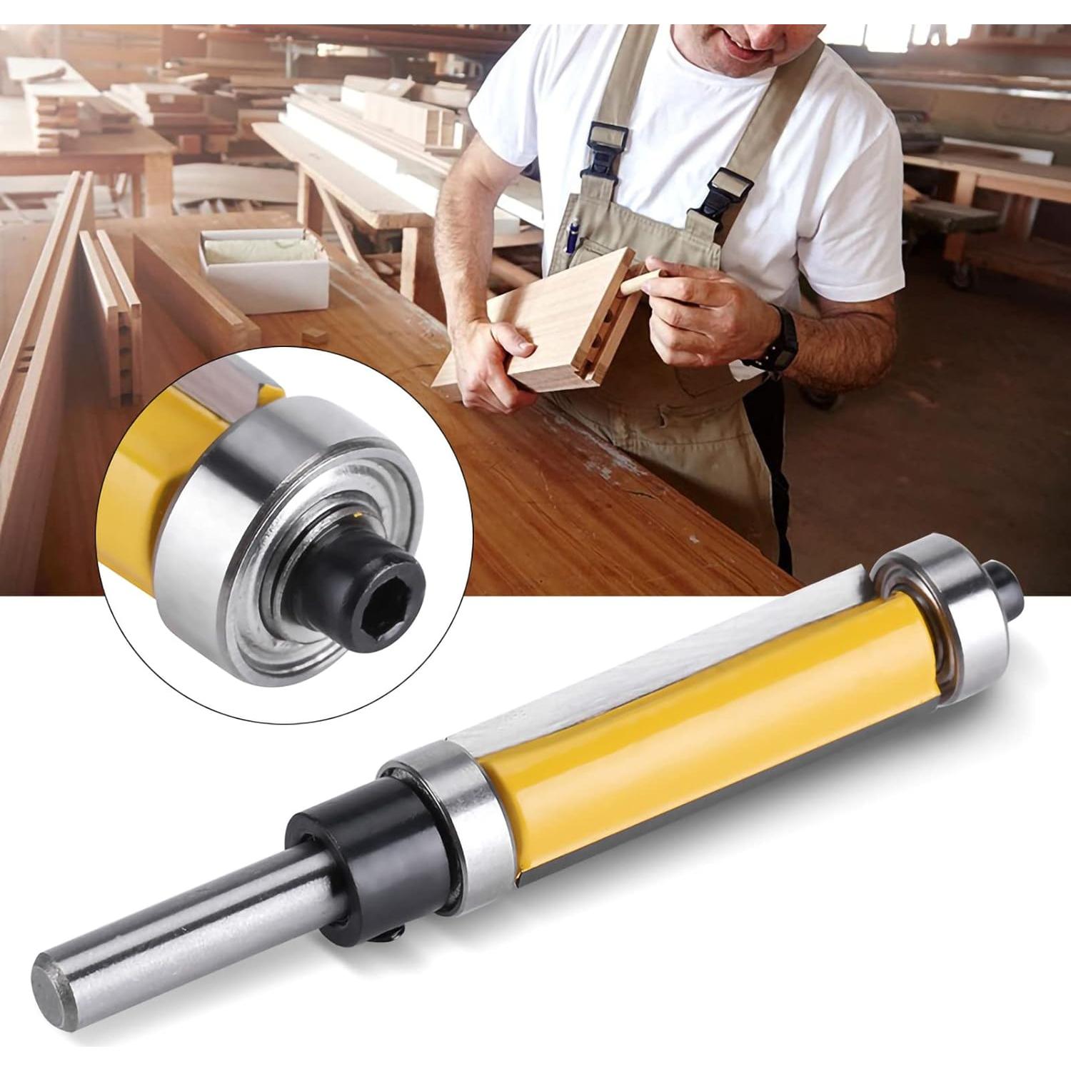 Broca niveladora Gorgeri 1/4" vástago 38mm para router
