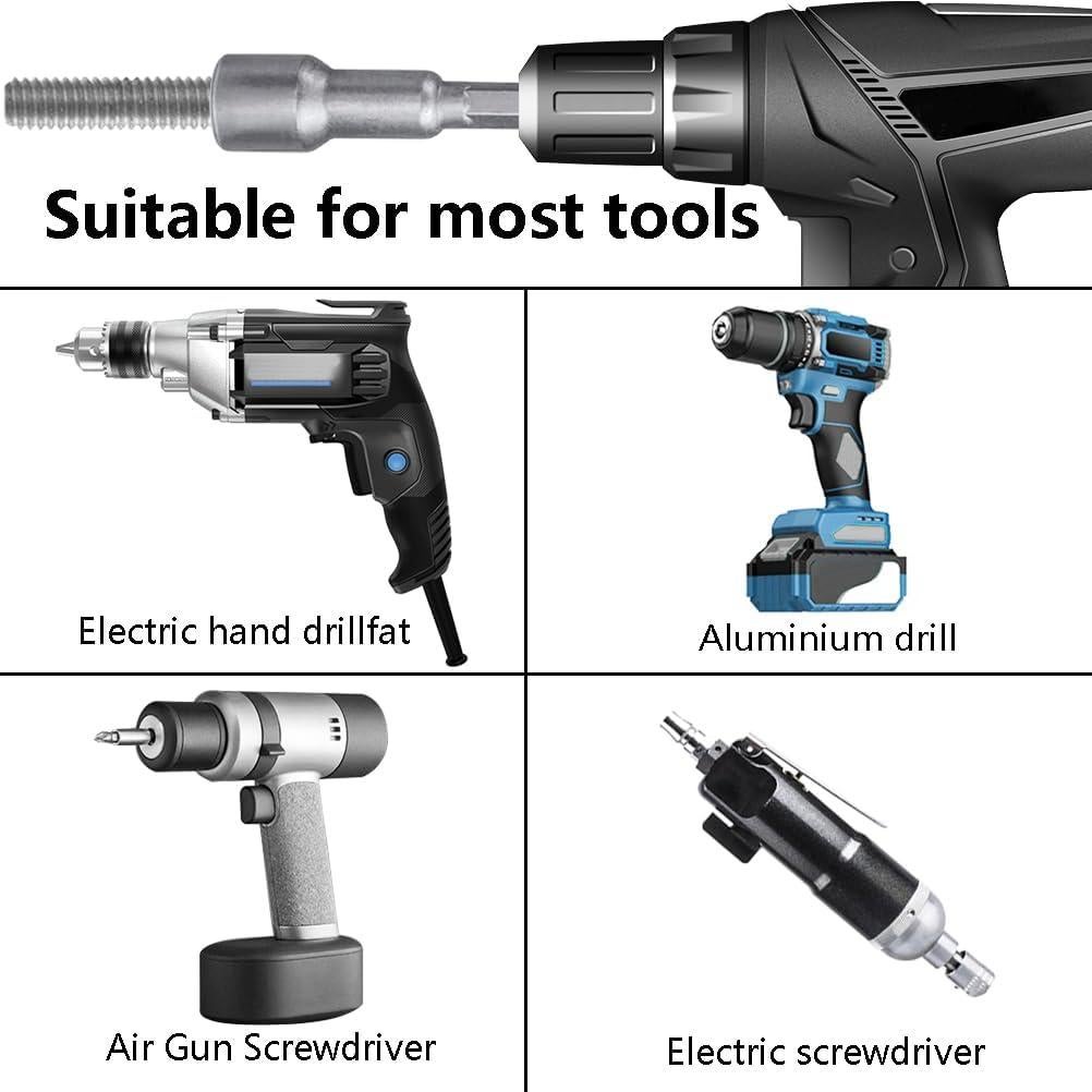 Juego de Brocas de Tuerca 10 Piezas SeonFook 1/4 y 5/16