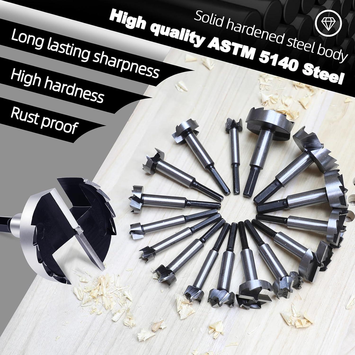 Broca Forstner RURITKIT 5,40 cm para madera y plástico