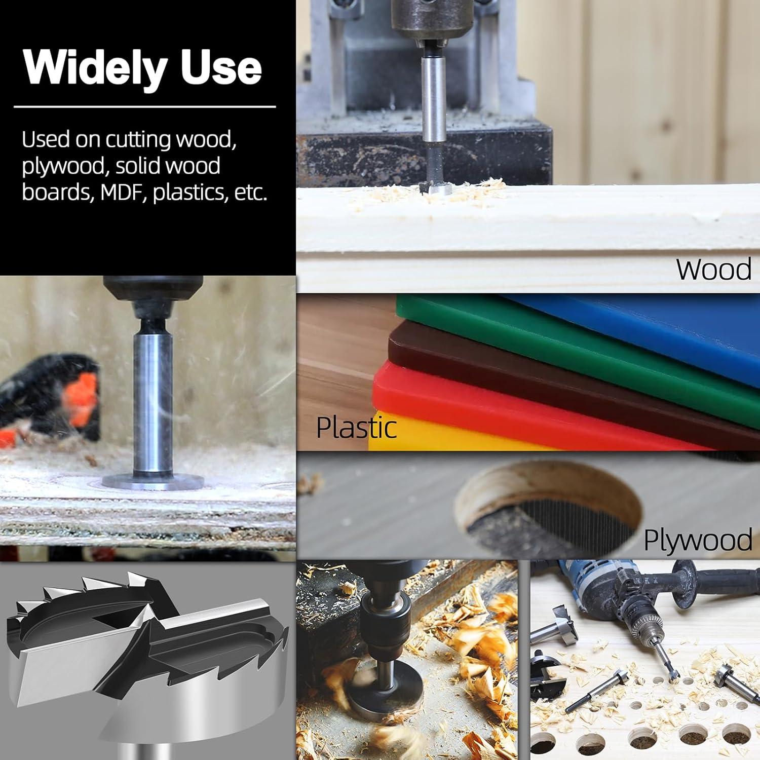 Broca Forstner RURITKIT 5,40 cm para madera y plástico