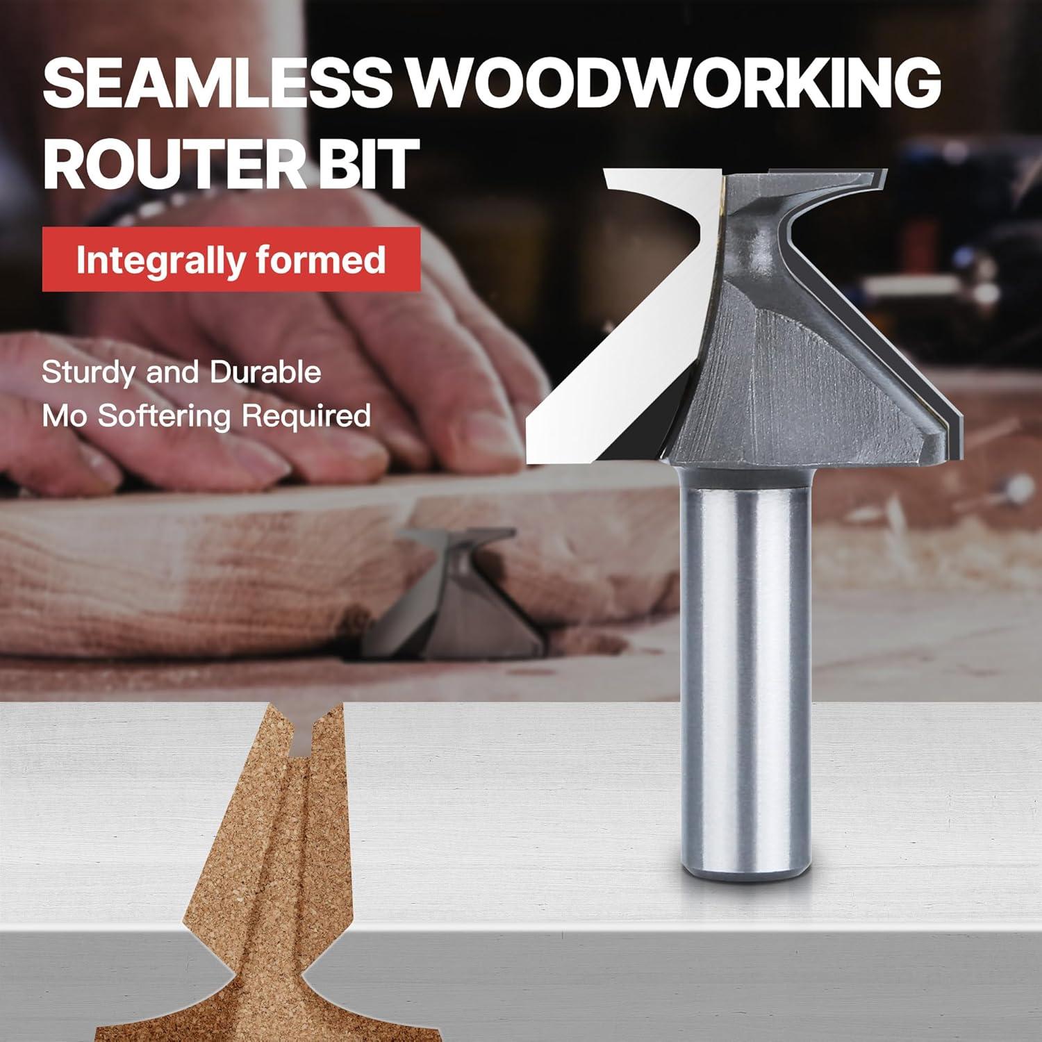 Fresa de Carpintería HUHAO R18 Cuchilla Curvatura 7.62cm