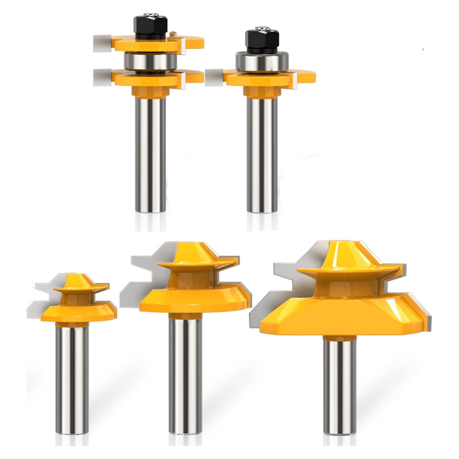 Juego de herramientas fresadora Helovmine 45° 3 fresas 1/2"