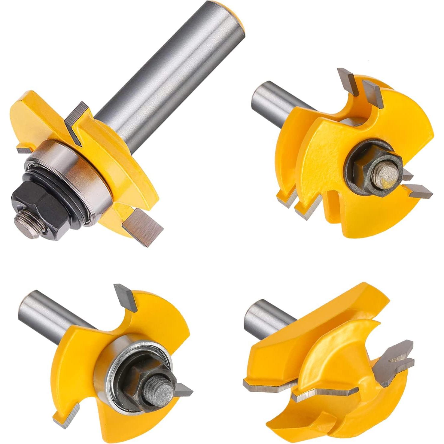 Juego de herramientas fresadora Helovmine 45° 3 fresas 1/2"