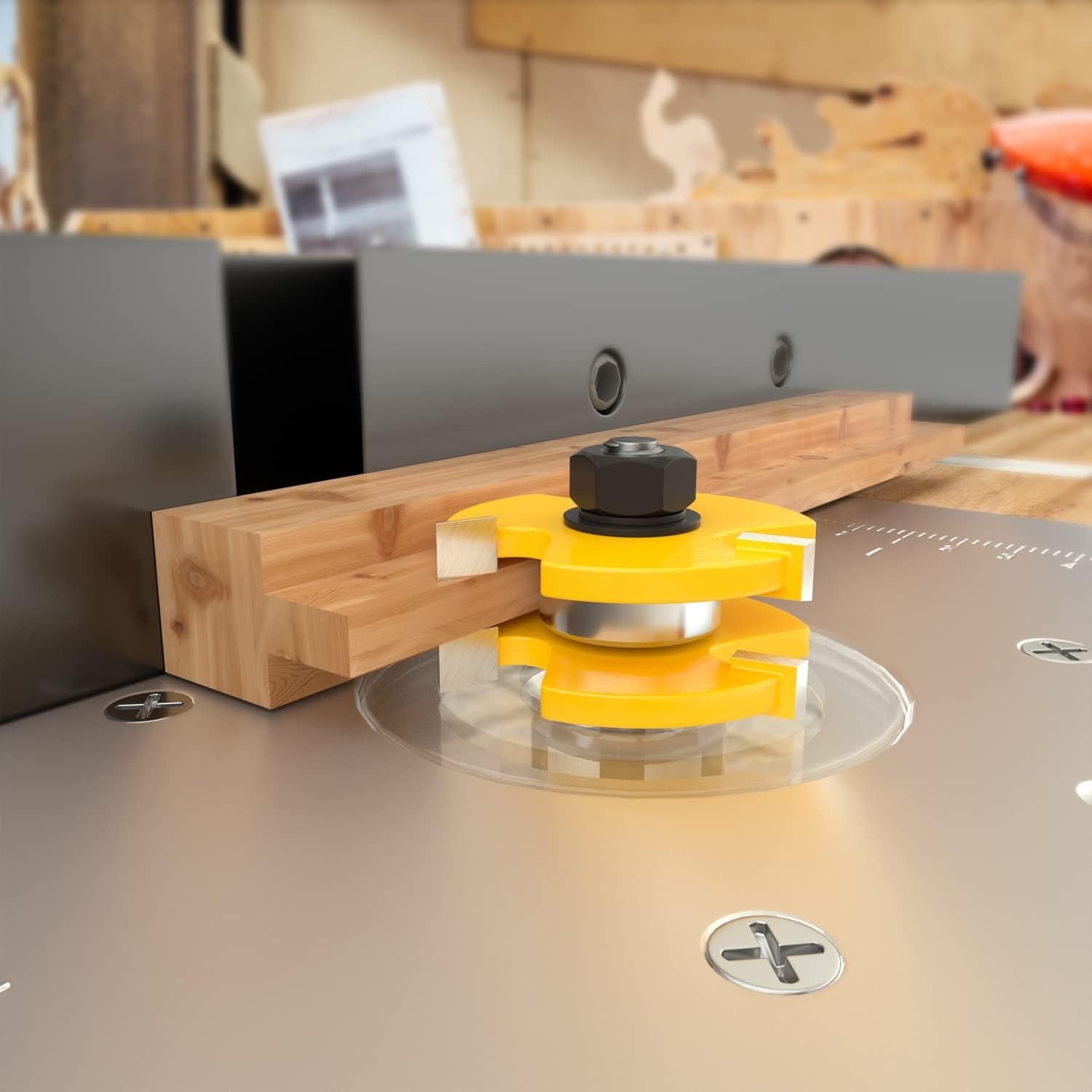 Juego de herramientas fresadora Helovmine 45° 3 fresas 1/2"