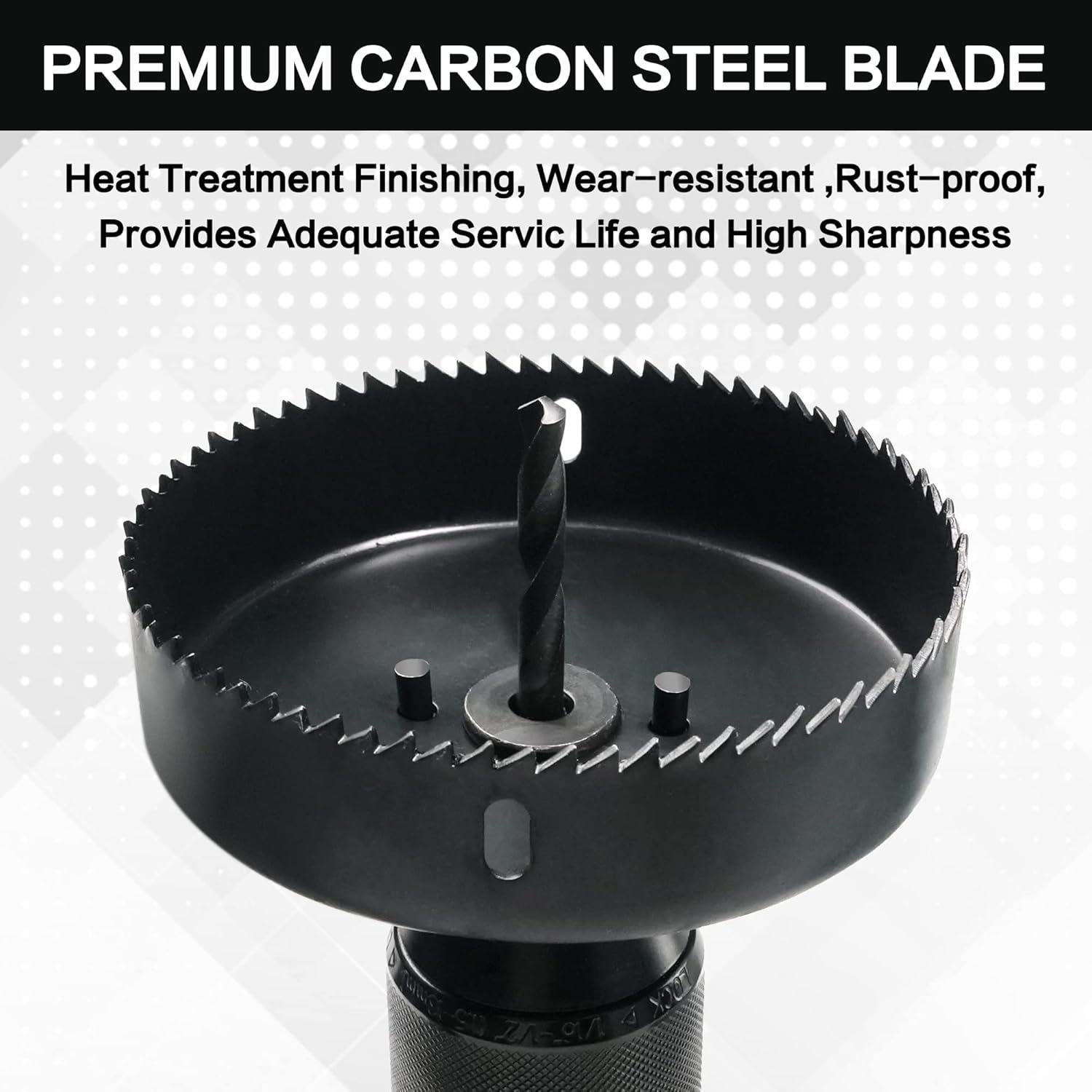 Juego de Sierras de Corona GMTOOLS 19 Piezas 19-127mm