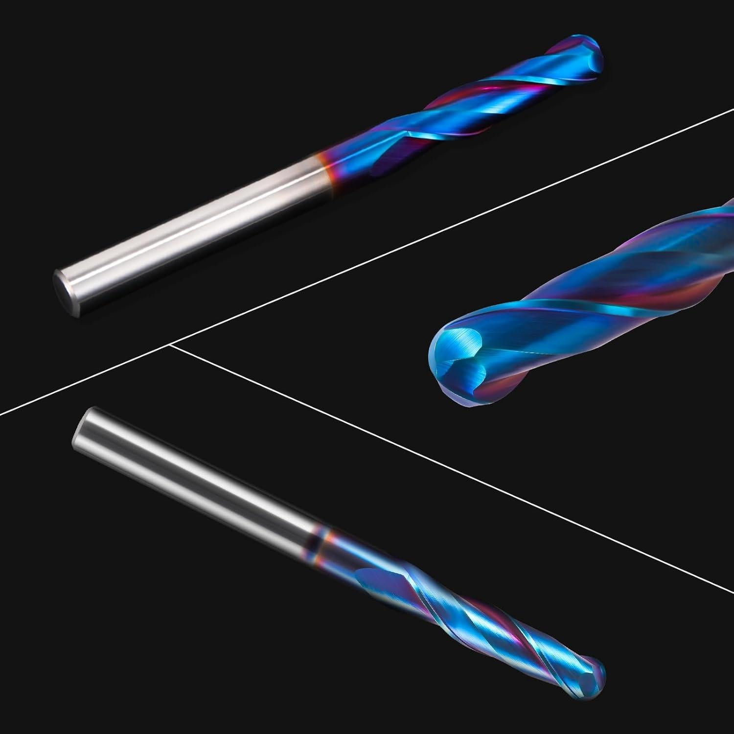 Broca HQMaster 1/4" Carburo 7.62 cm para CNC Madera