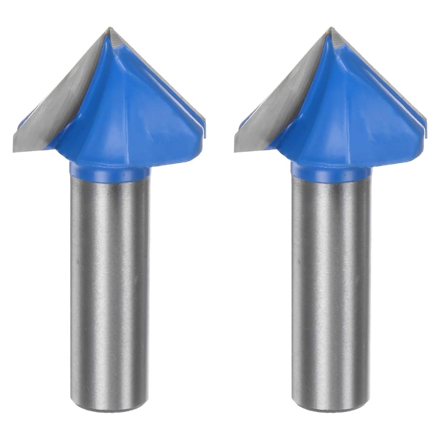 Brocas de Router HARFINGTON 2 Pcs 32mm Carburo 90 Grados