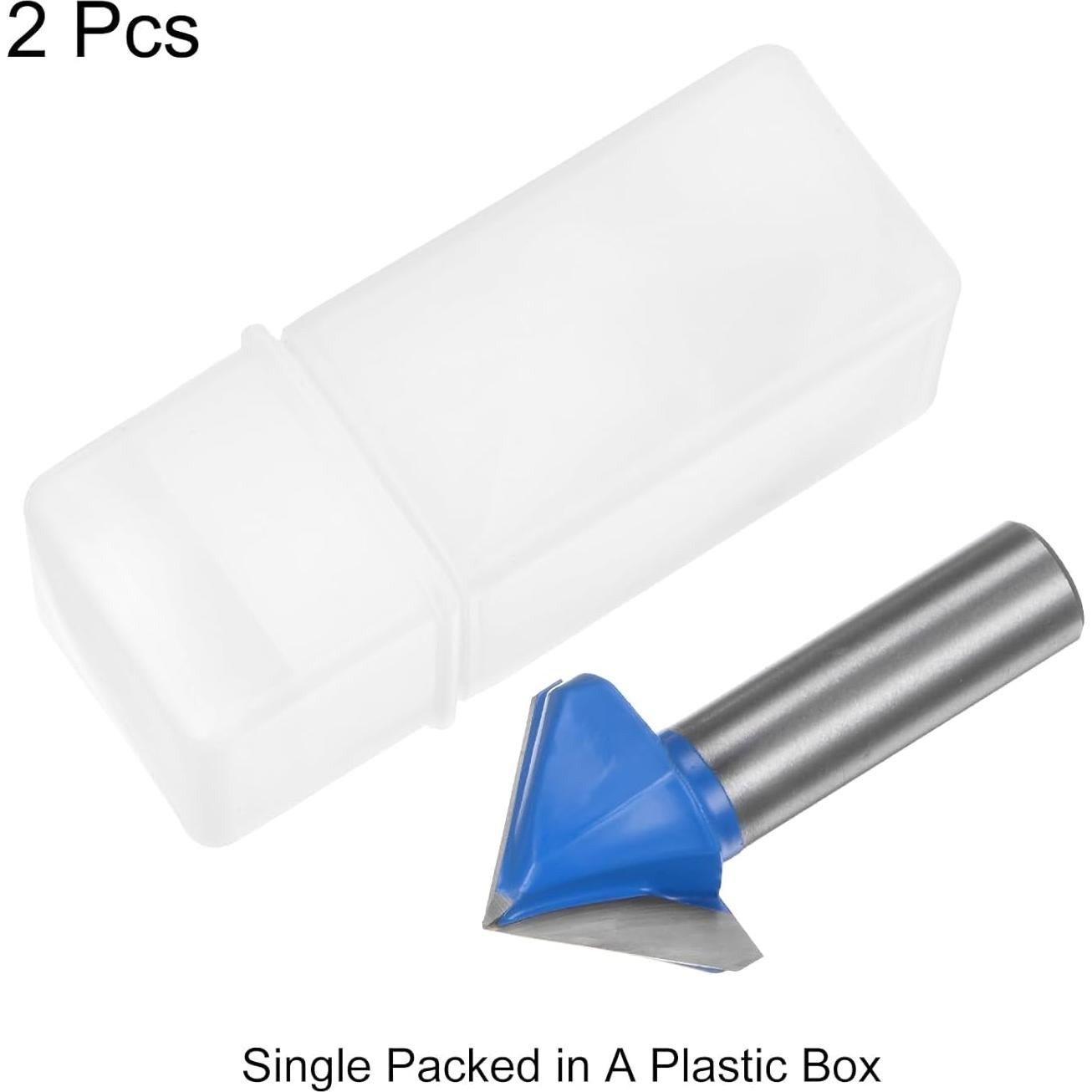 Brocas de Router HARFINGTON 2 Pcs 32mm Carburo 90 Grados