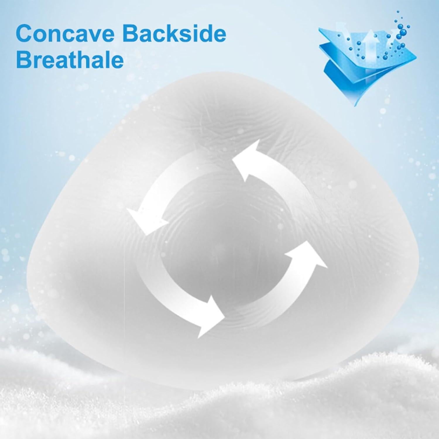 Par de Almohadillas de Silicona para Senos Protesis 0,18 kg