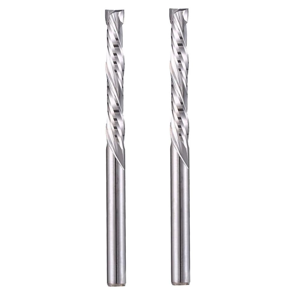 Bit de Router HOZLY 1/8" Carburo Compresión 2PCS