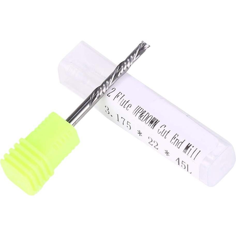 Bit de Router HOZLY 1/8" Carburo Compresión 2PCS