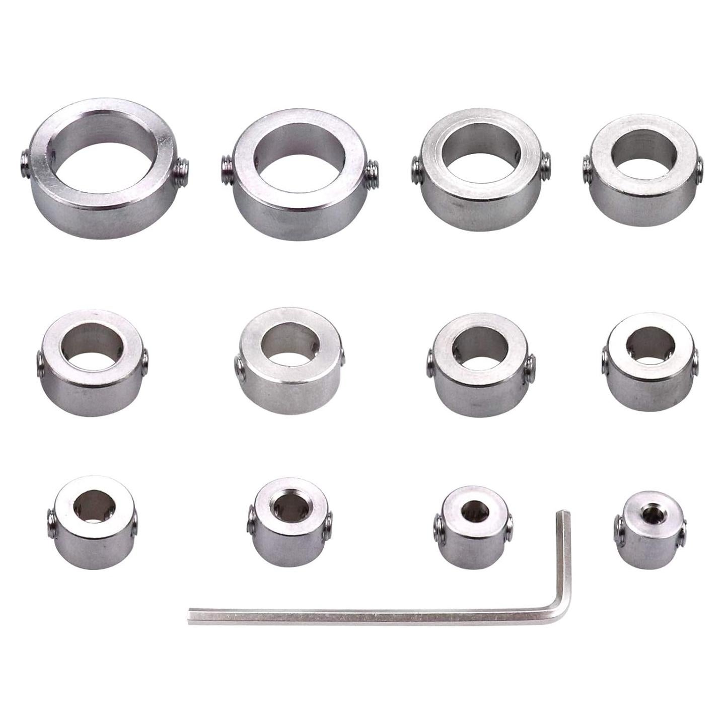 Juego de Collar de Detención ROOCBIT 12 Piezas 3-16mm