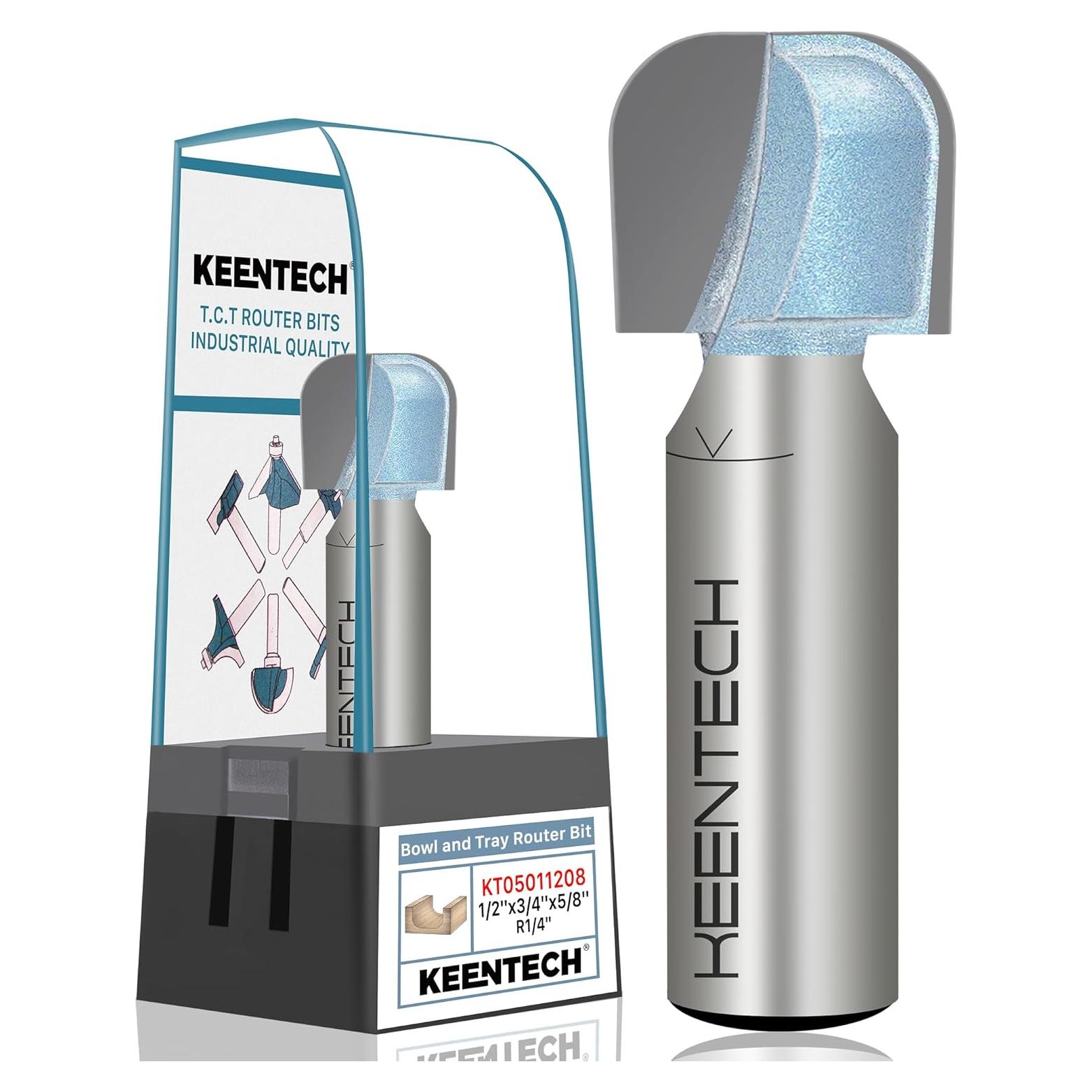 Broca de Router KEENTECH 1.27cm Eje x 1.91cm Diámetro