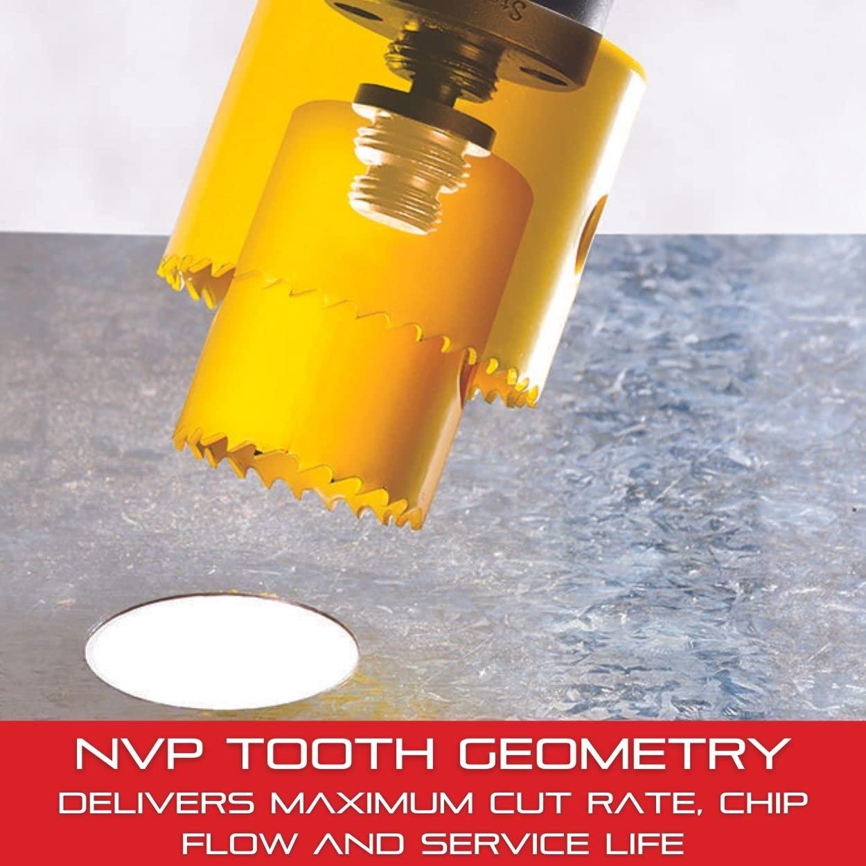 Sierra de Agujero Profunda Starrett 5,08 cm HSS Bi-Metal