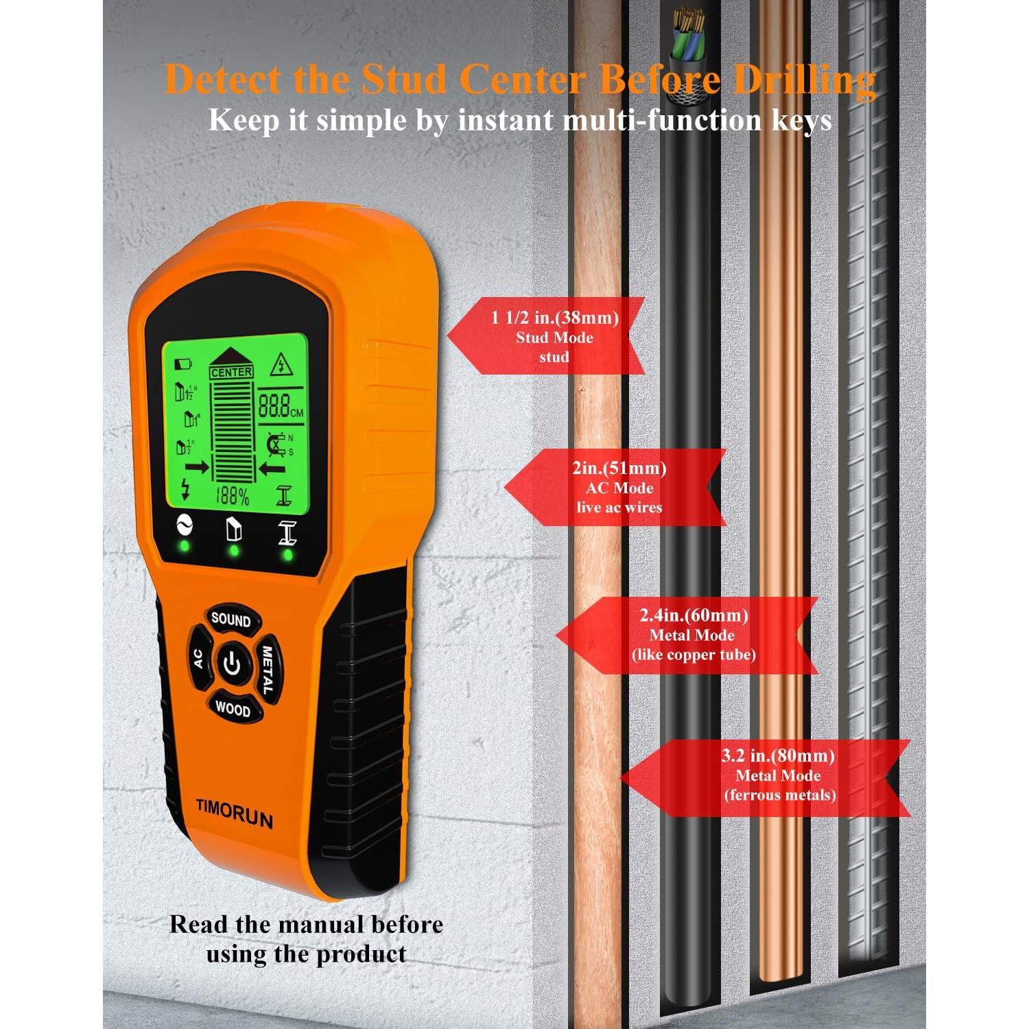 Buscador de Estudio TIMORUN TH610 Escáner 6 en 1 Mandarina