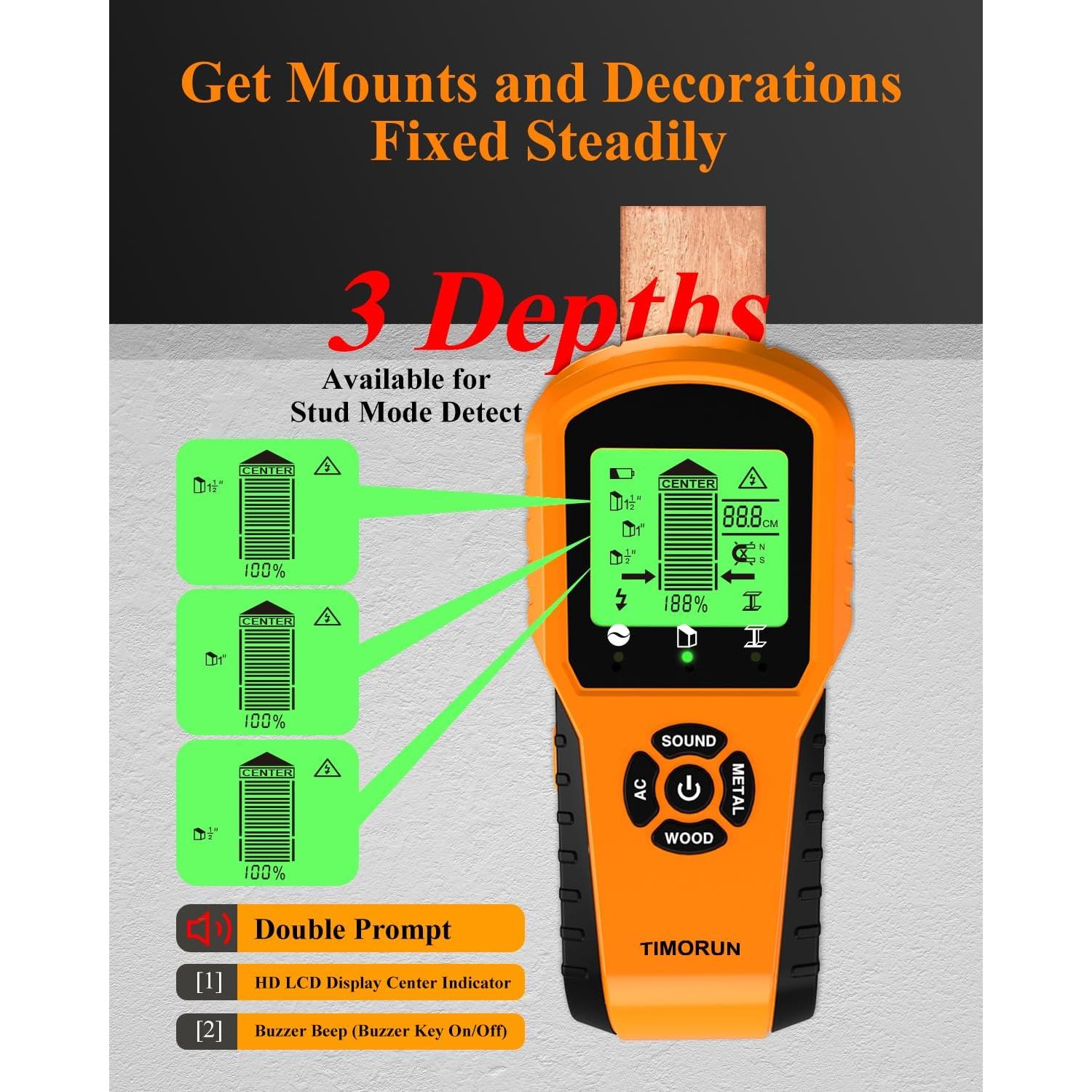 Buscador de Estudio TIMORUN TH610 Escáner 6 en 1 Mandarina