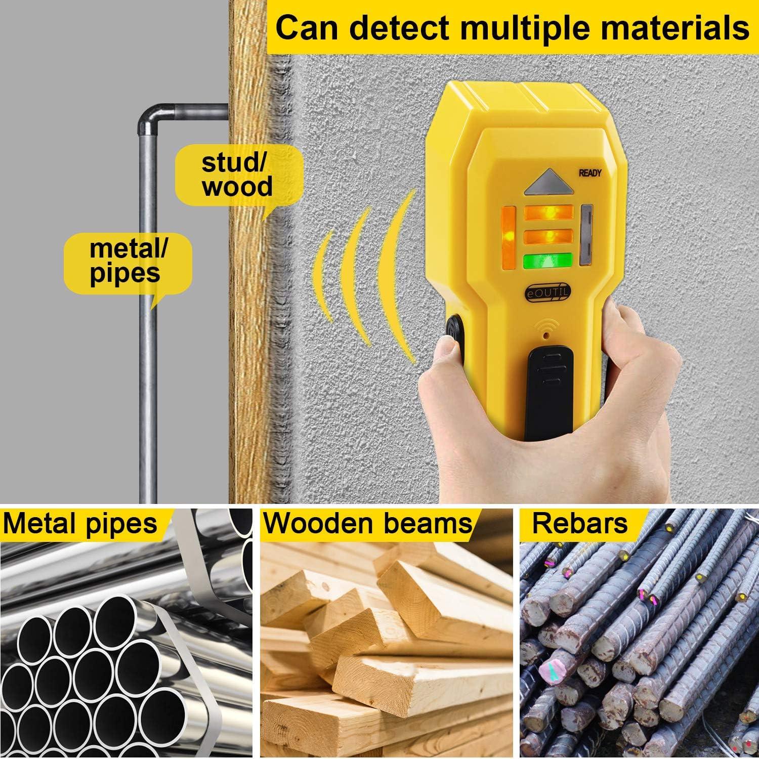 Buscador de Estudio eOUTIL ST102 Detector de Madera y Metal