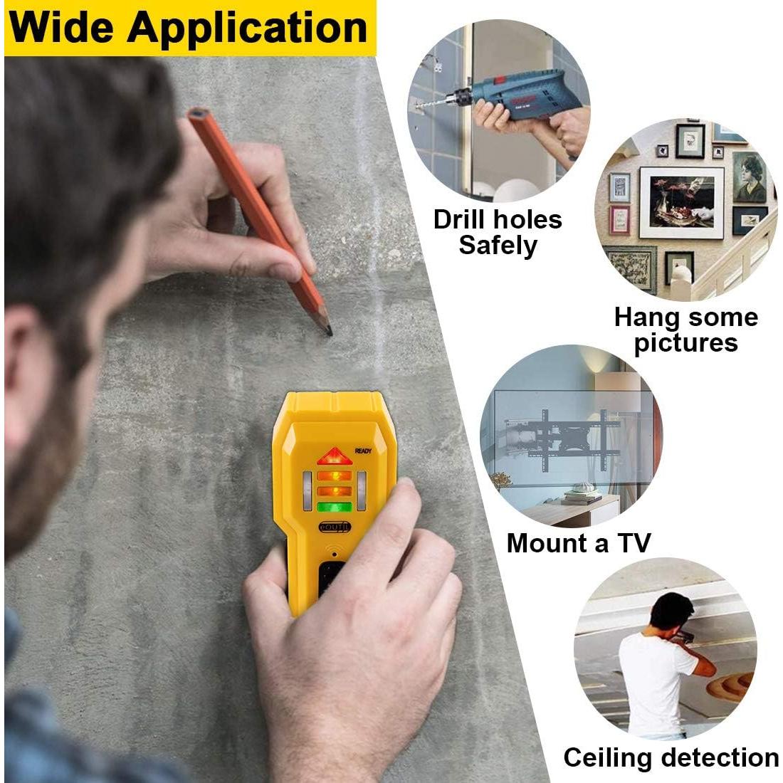 Buscador de Estudio eOUTIL ST102 Detector de Madera y Metal