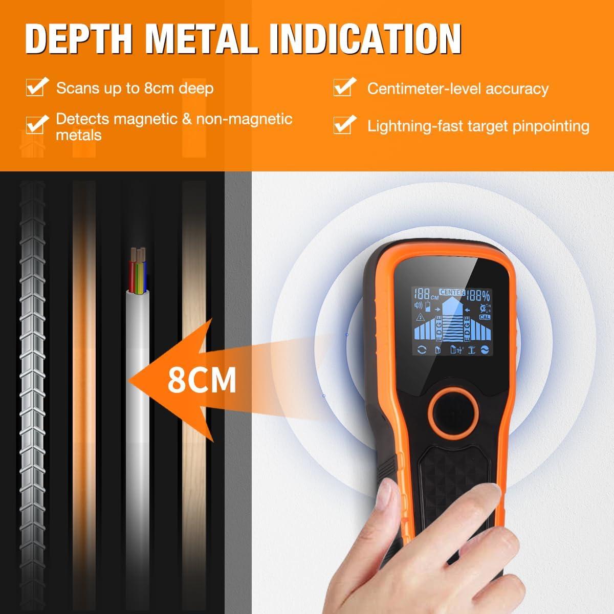 Buscador de Estudio MUTOOP TH810 - Escáner de Pared 6 en 1