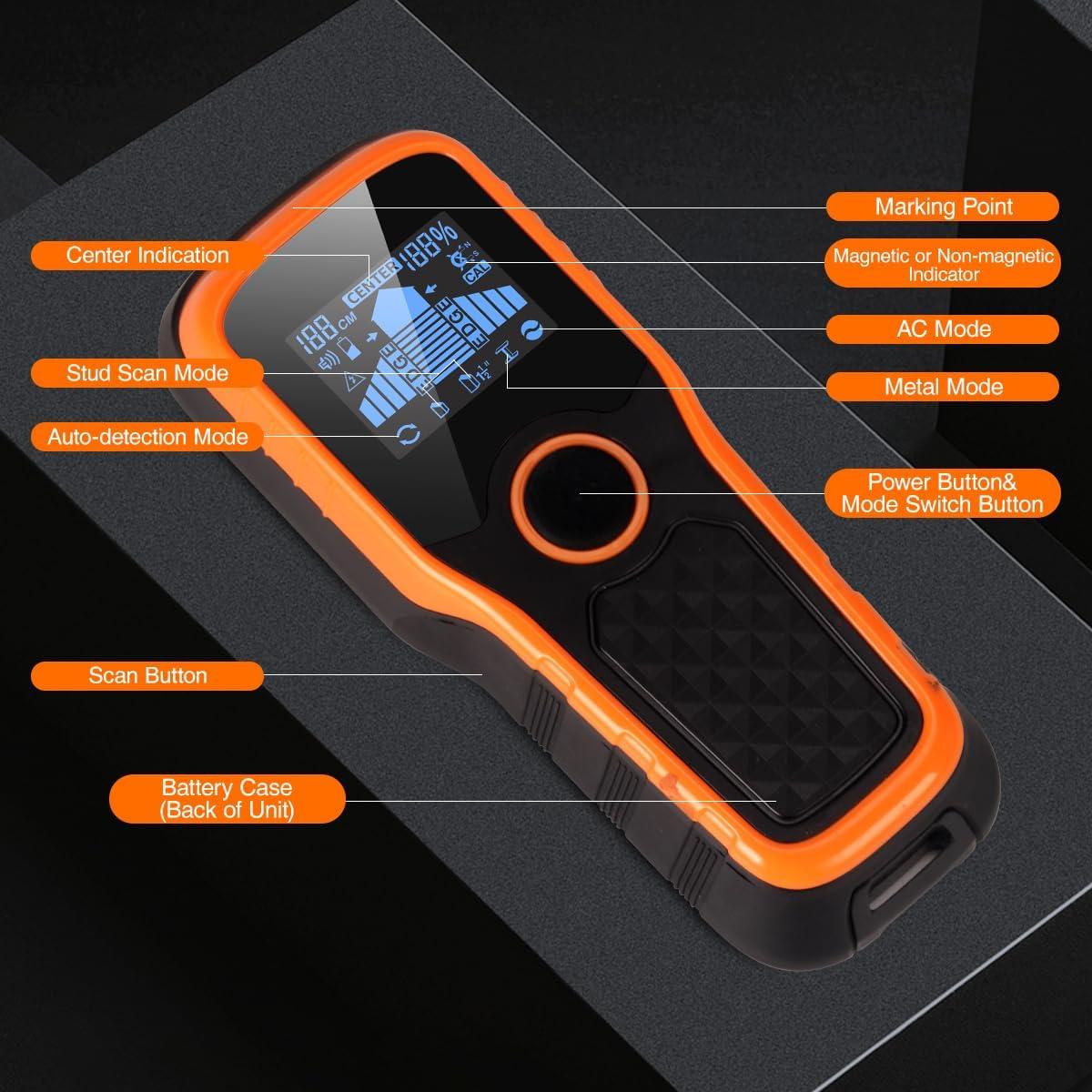 Buscador de Estudio MUTOOP TH810 - Escáner de Pared 6 en 1