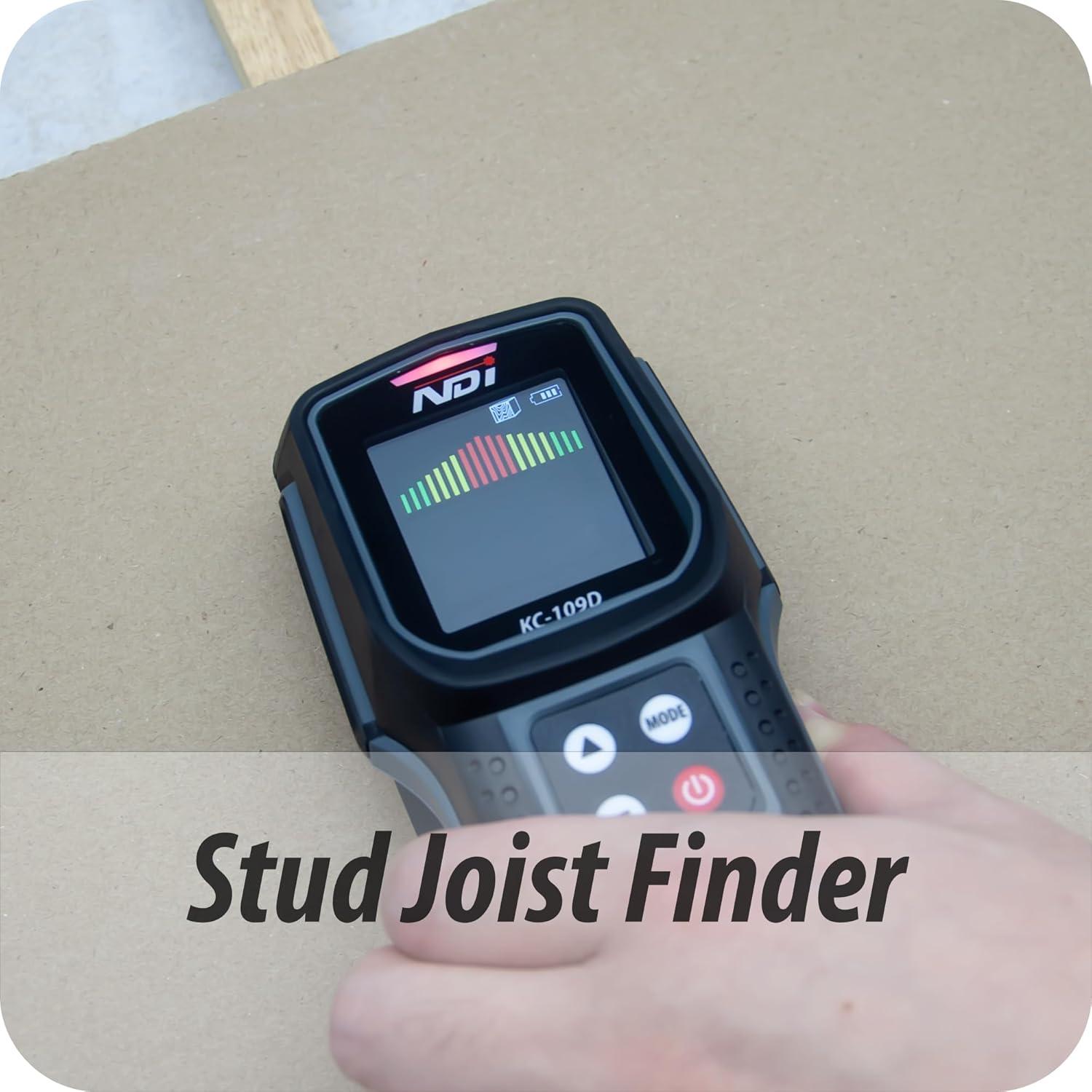 Detector Multifuncional NDI 5 en 1 con Medidor Láser 30m