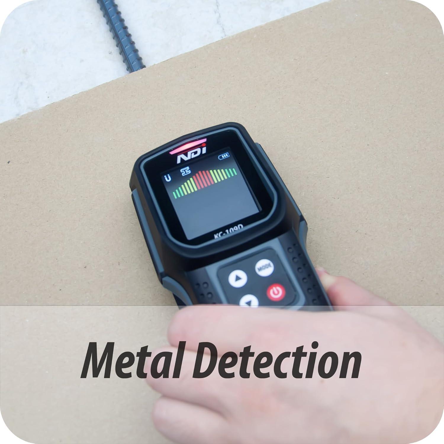 Detector Multifuncional NDI 5 en 1 con Medidor Láser 30m