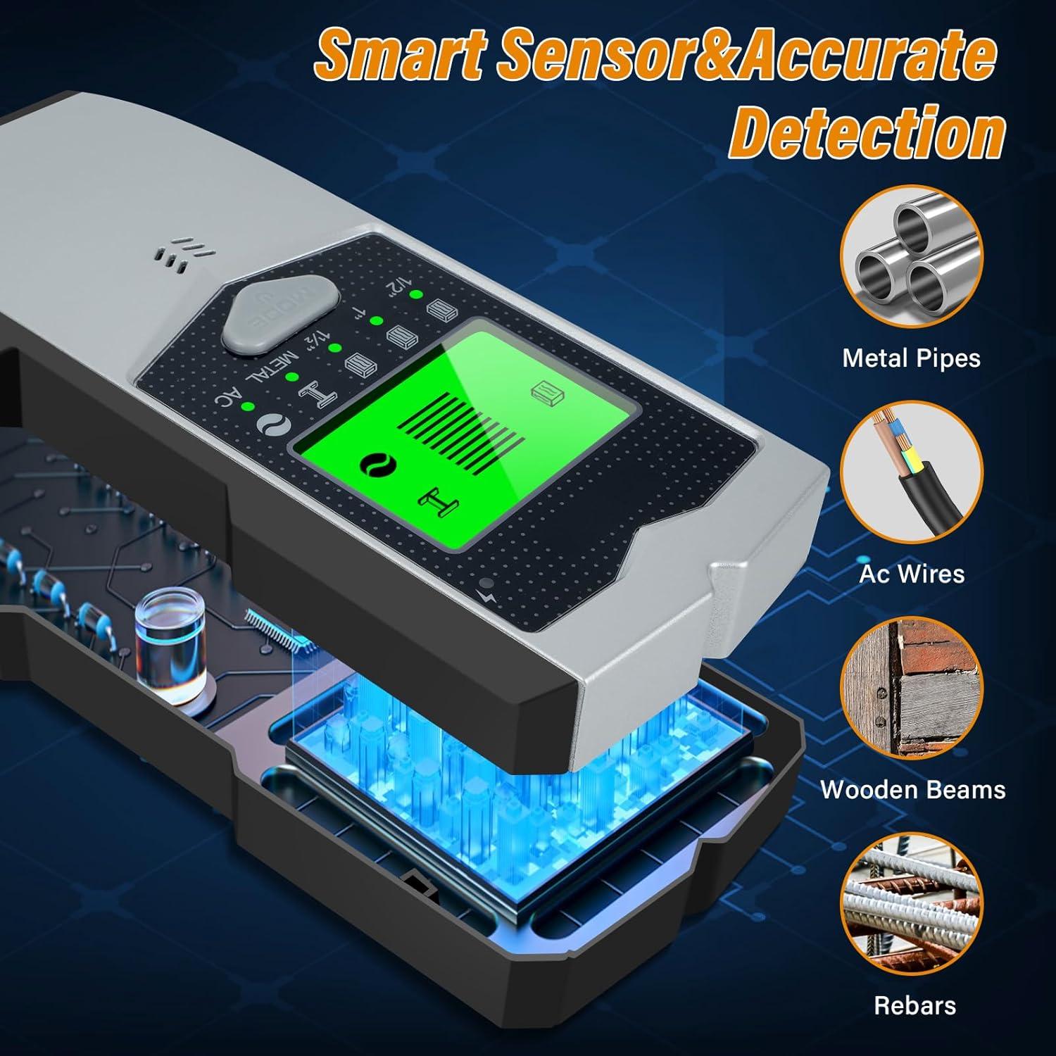 Buscador de Estudio Escáner de Pared Relahous 5 en 1 LCD