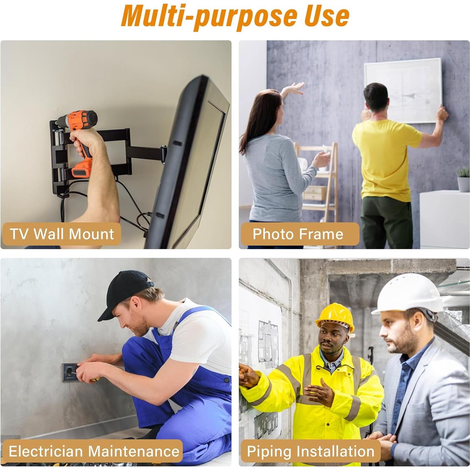 Buscador de Estudio Escáner de Pared Relahous 5 en 1 LCD