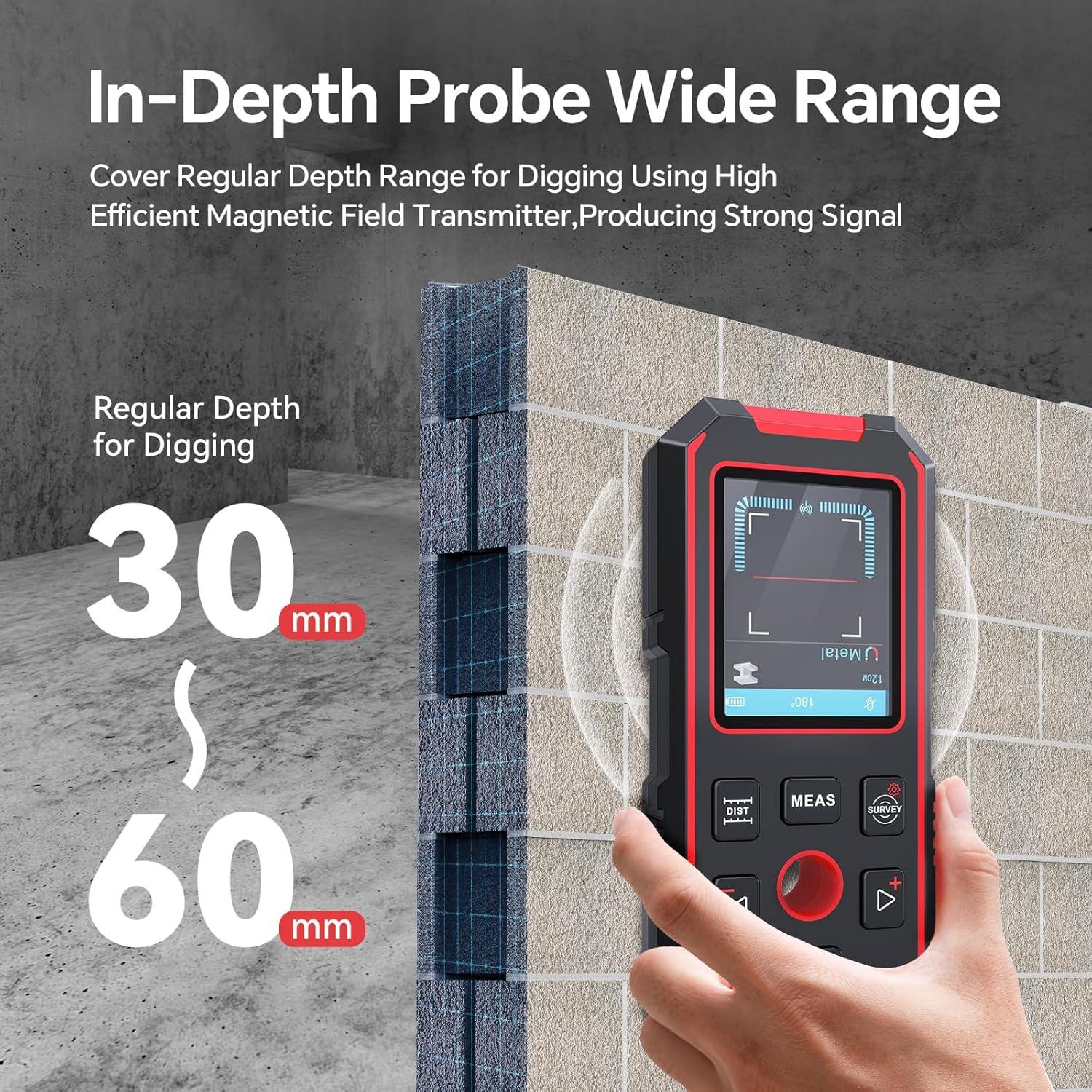 Buscador de Montantes NOYAFA NF-518S con Nivel Láser