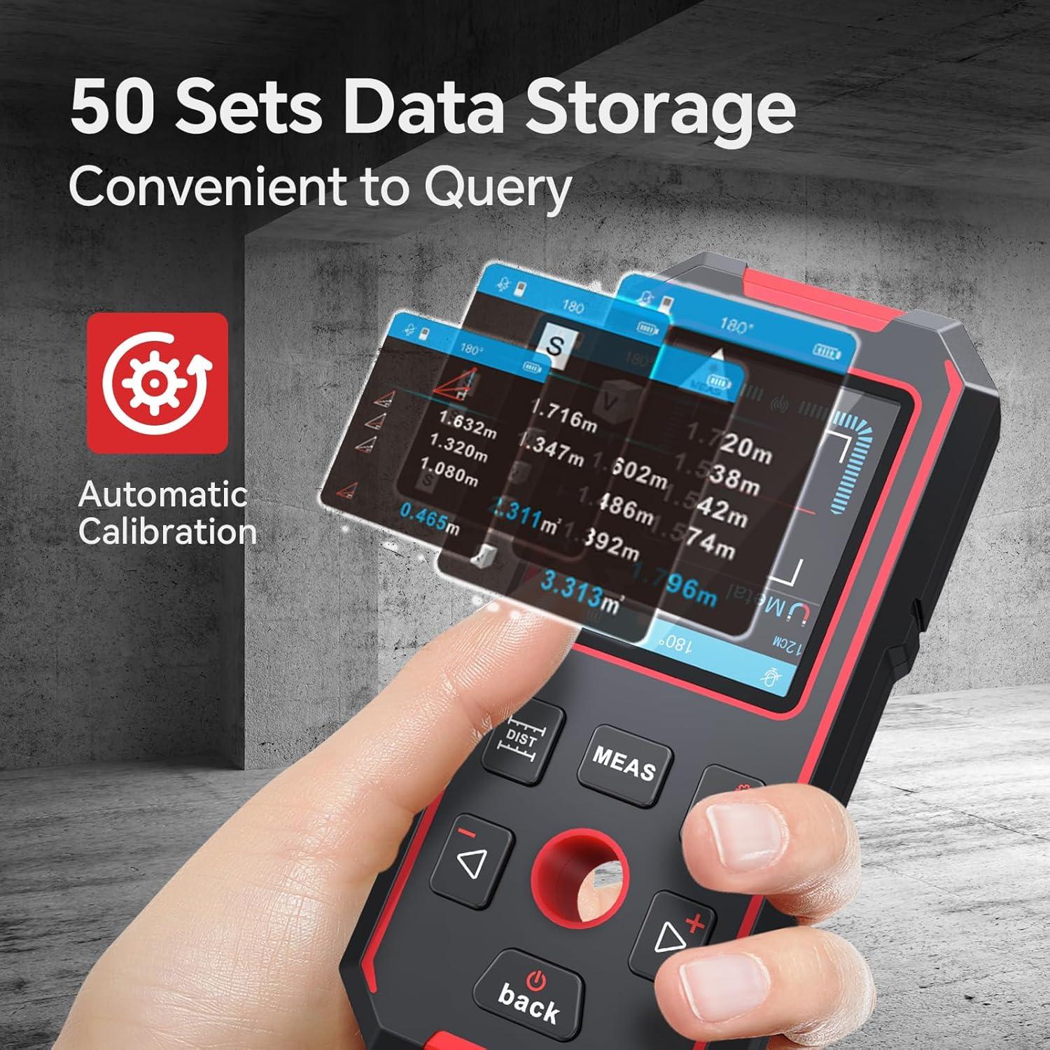 Buscador de Montantes NOYAFA NF-518S con Nivel Láser