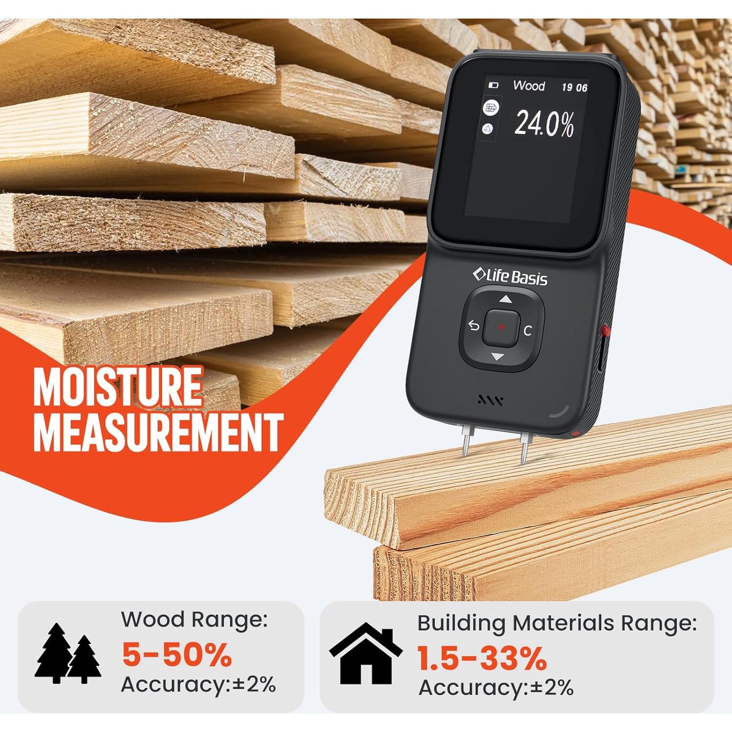 Buscador de Estudio LifeBasis MK2301 5 en 1 con Imagen Térmica